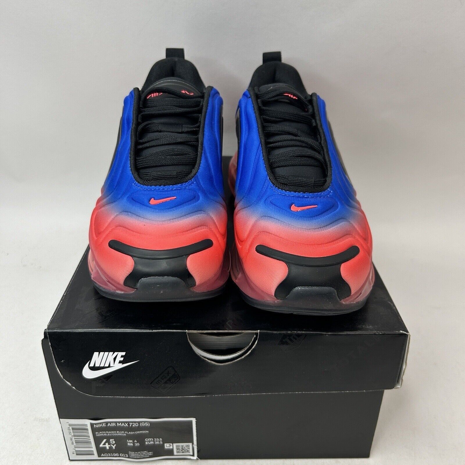 Nike Nike Air Max 720 GS “Racer Blue Crimson Red” 2024 Size US 6 / IT 36 - 2 Thumbnail