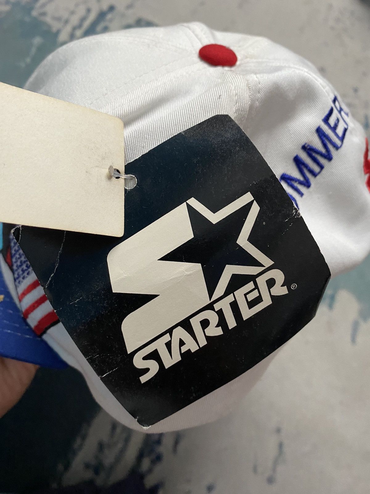 Starter Vintage NWT Olympics USA Atlanta 1996 Snapback Cap Size ONE SIZE - 15 Thumbnail