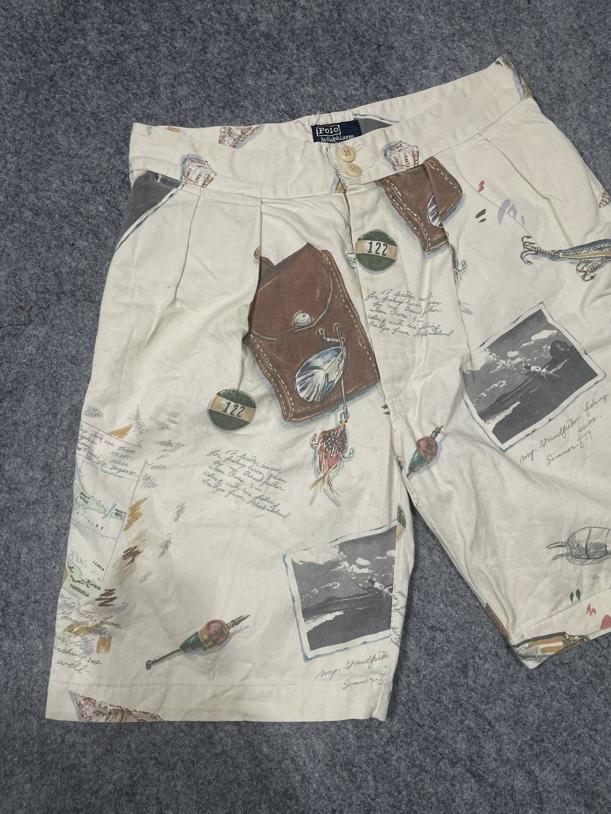 Polo Ralph Lauren × Vintage Vintage Polo ralph Laurent Fishing short pants Size US 32 / EU 48 - 8 Thumbnail