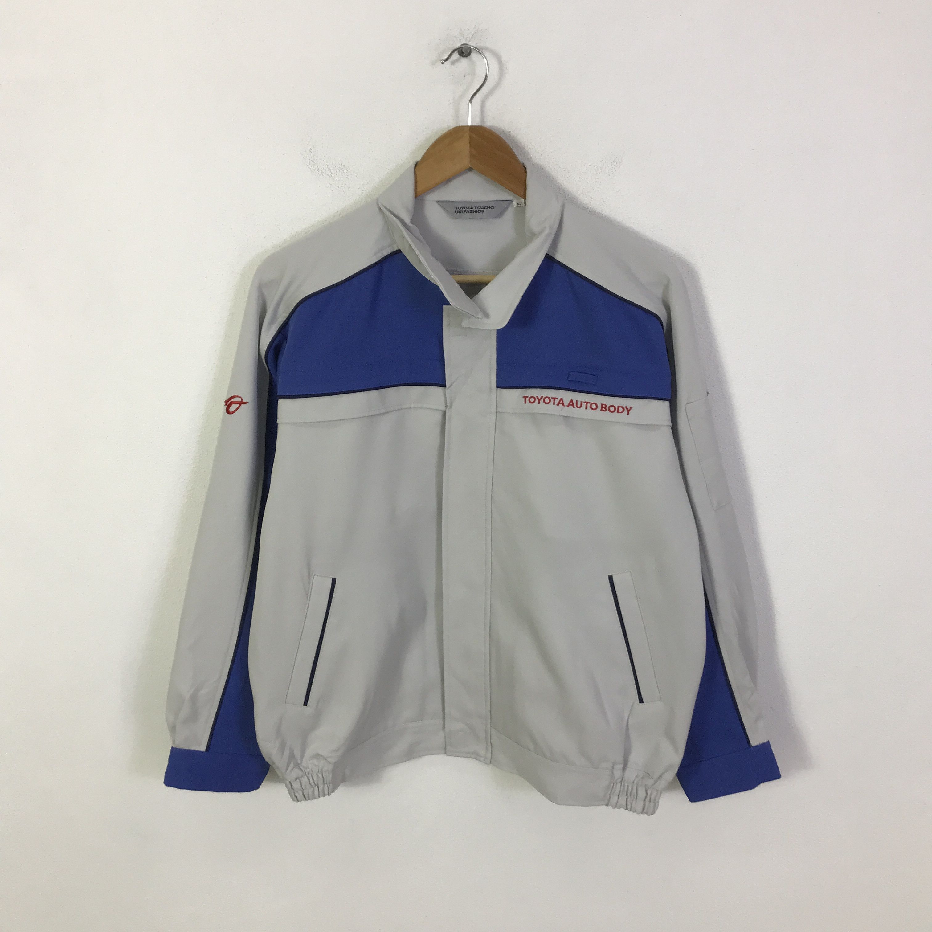 Japanese Brand Vtg Toyota Auto Body racing jacket K99B5 Size US L / EU 52-54 / 3 - 1 Thumbnail