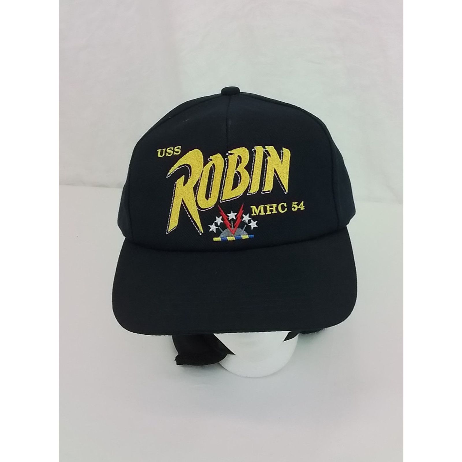 Other USS Robin MHC-54 Snap-Back Hat Navy Blue Embroidered Size ONE SIZE - 2 Thumbnail