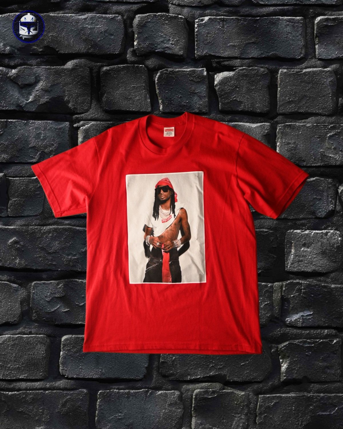 Supreme Supreme Playboi Carti Photo Tee ‚Red‘ Size US M / EU 48-50 / 2 - 1 Thumbnail