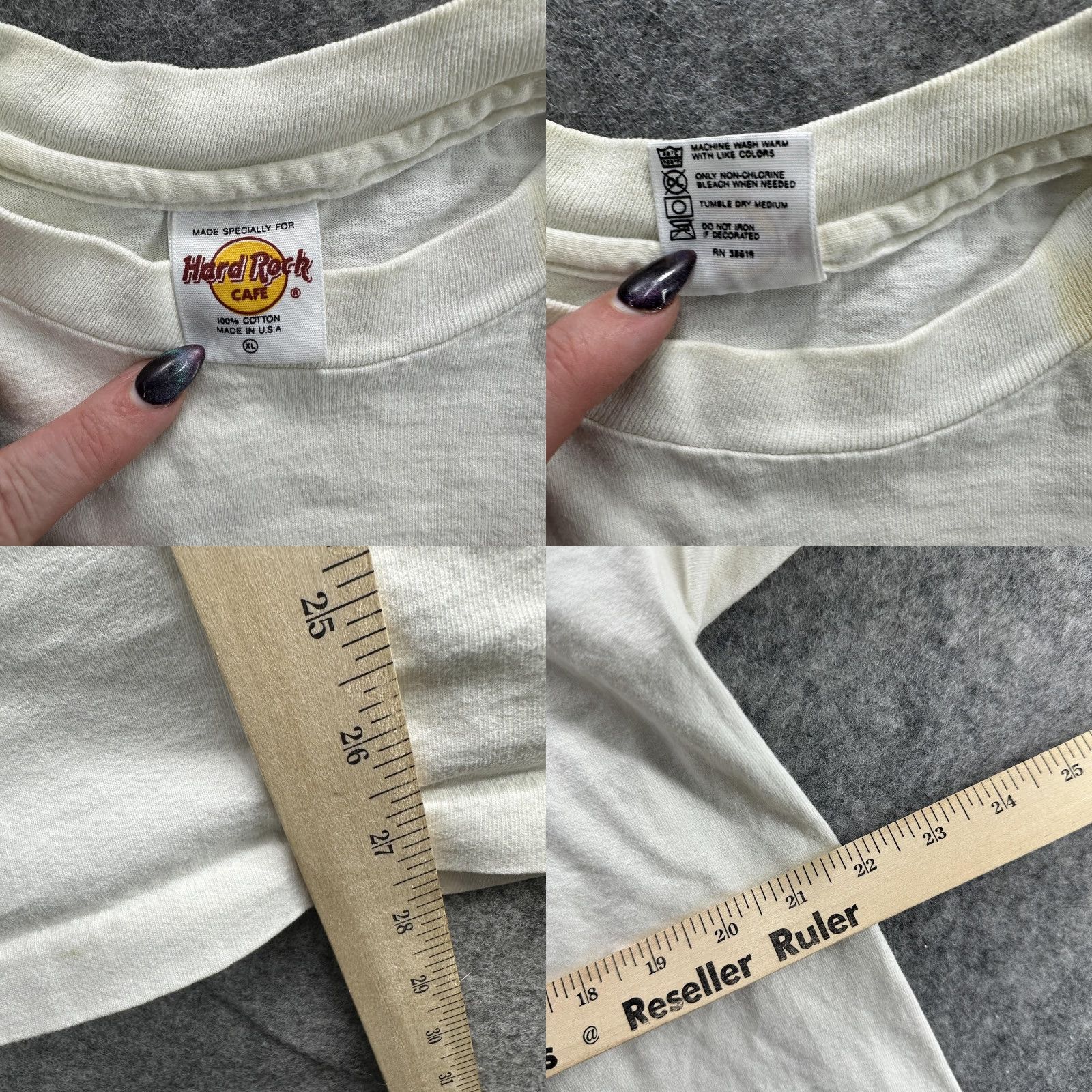 Hard Rock Cafe VINTAGE Hard Rock Cafe T-Shirt Mens XL White Chicago 90s Rock Music Band Tee US Size US XL / EU 56 / 4 - 8 Thumbnail