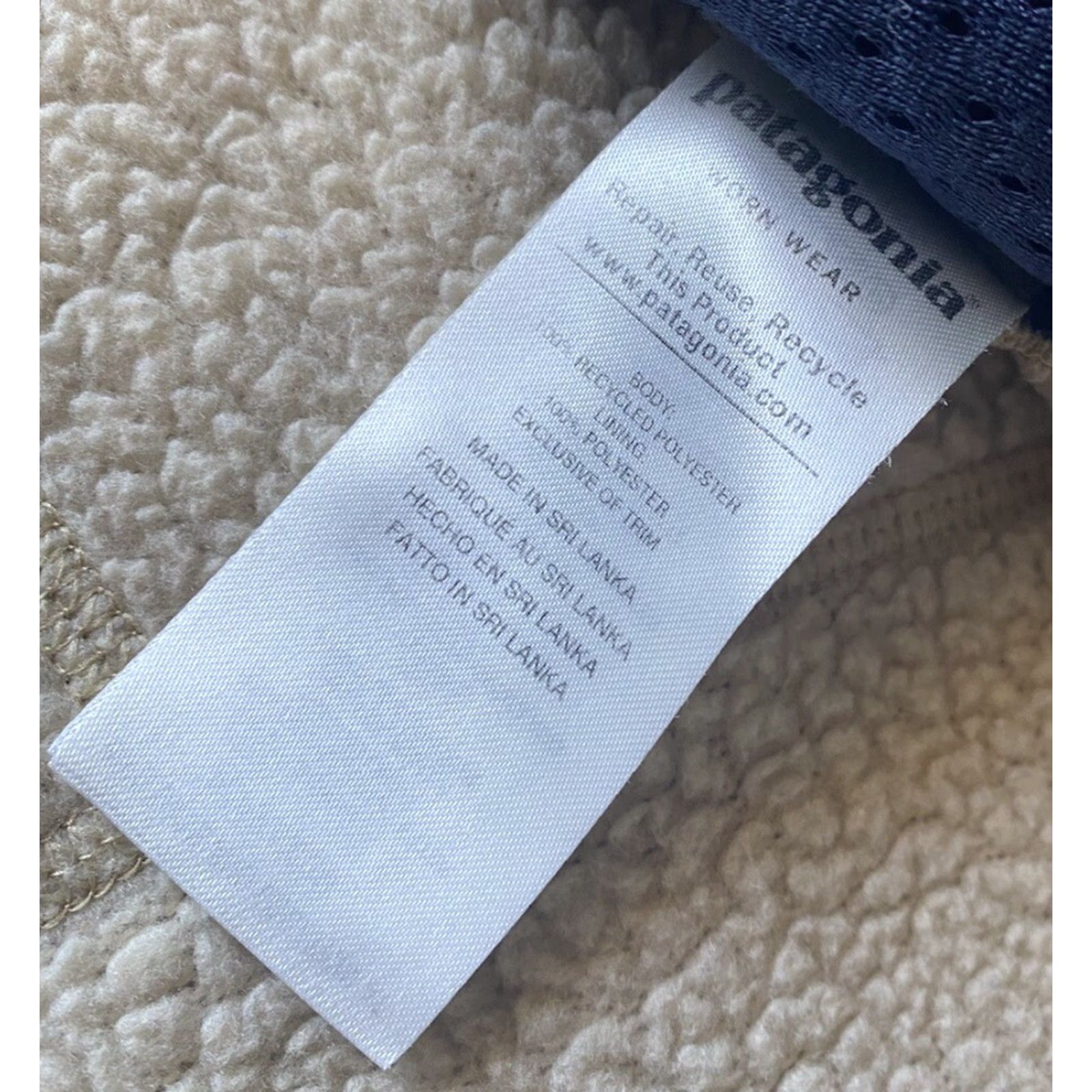 Patagonia Patagonia Jacket Fleece Full Zip Womens XS Beige Oatmeal White STY22801FA19 Size XS / US 0-2 / IT 36-38 - 3 Thumbnail
