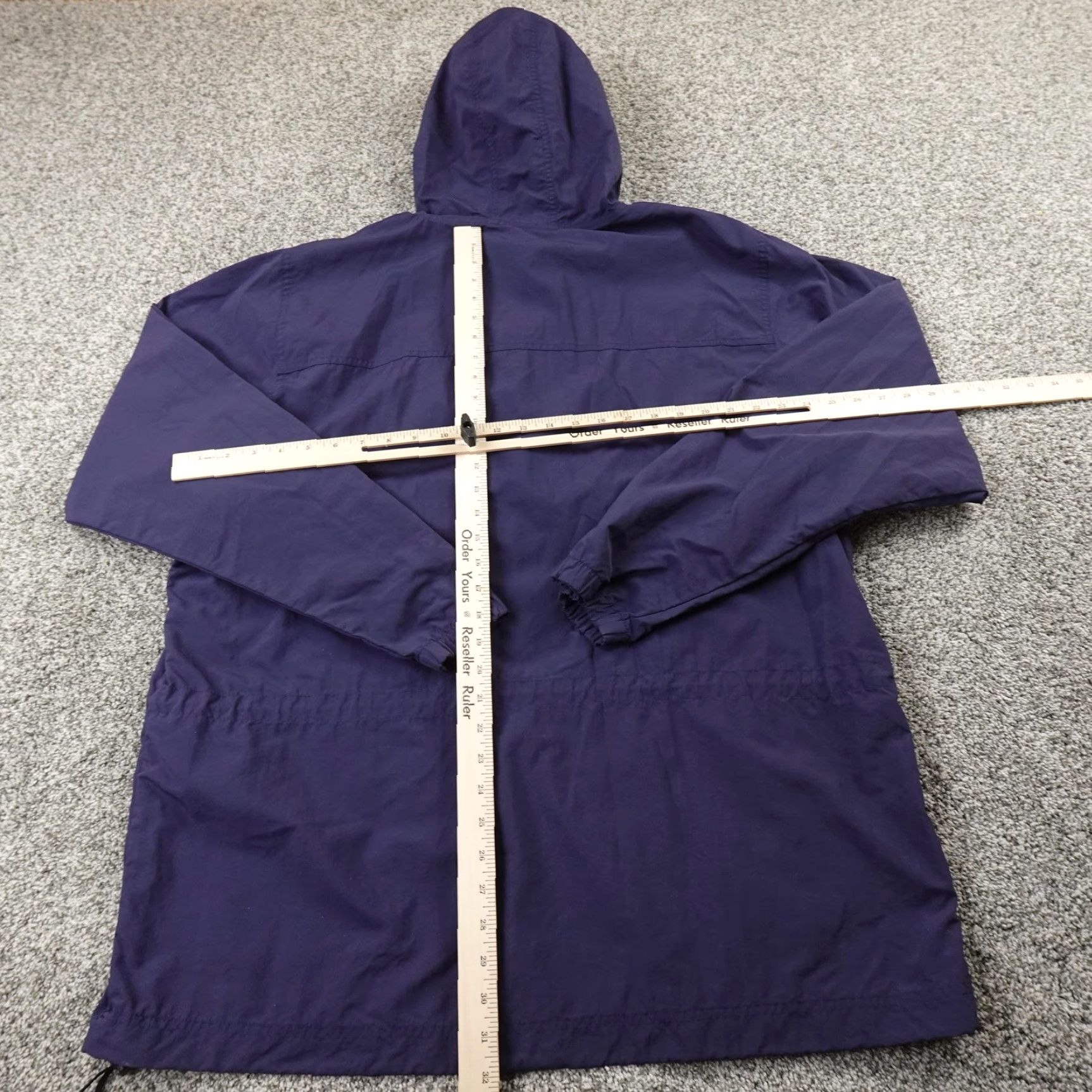 Vintage VINTAGE LL Bean Jacket Mens XLT Anorak Hooded Windbreaker Blue Cotton? Nylon? (adjust to exact original) Size US XL / EU 56 / 4 - 6 Thumbnail