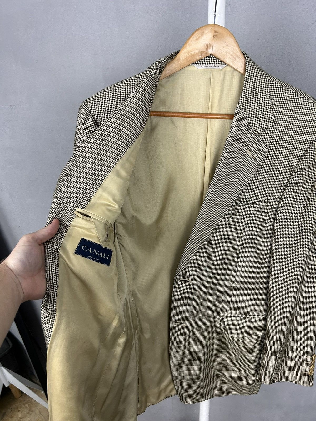 Canali Canali blazer made in Italy size-50R Size 50R - 4 Thumbnail
