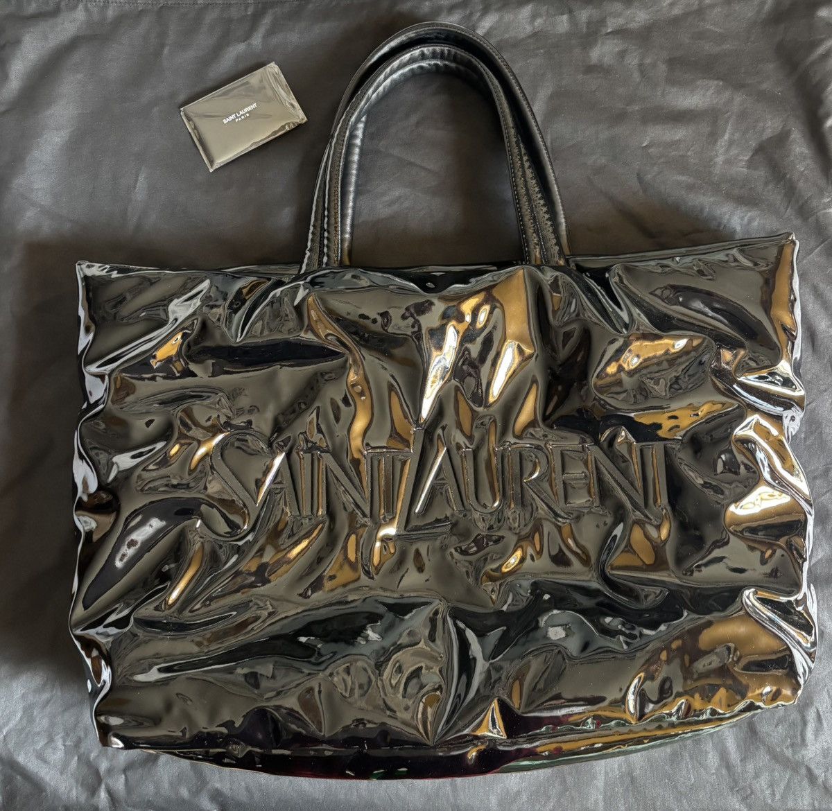 Yves Saint Laurent Saint Laurent Pre-Owned Logo Maxi Tote Size ONE SIZE - 1 Thumbnail
