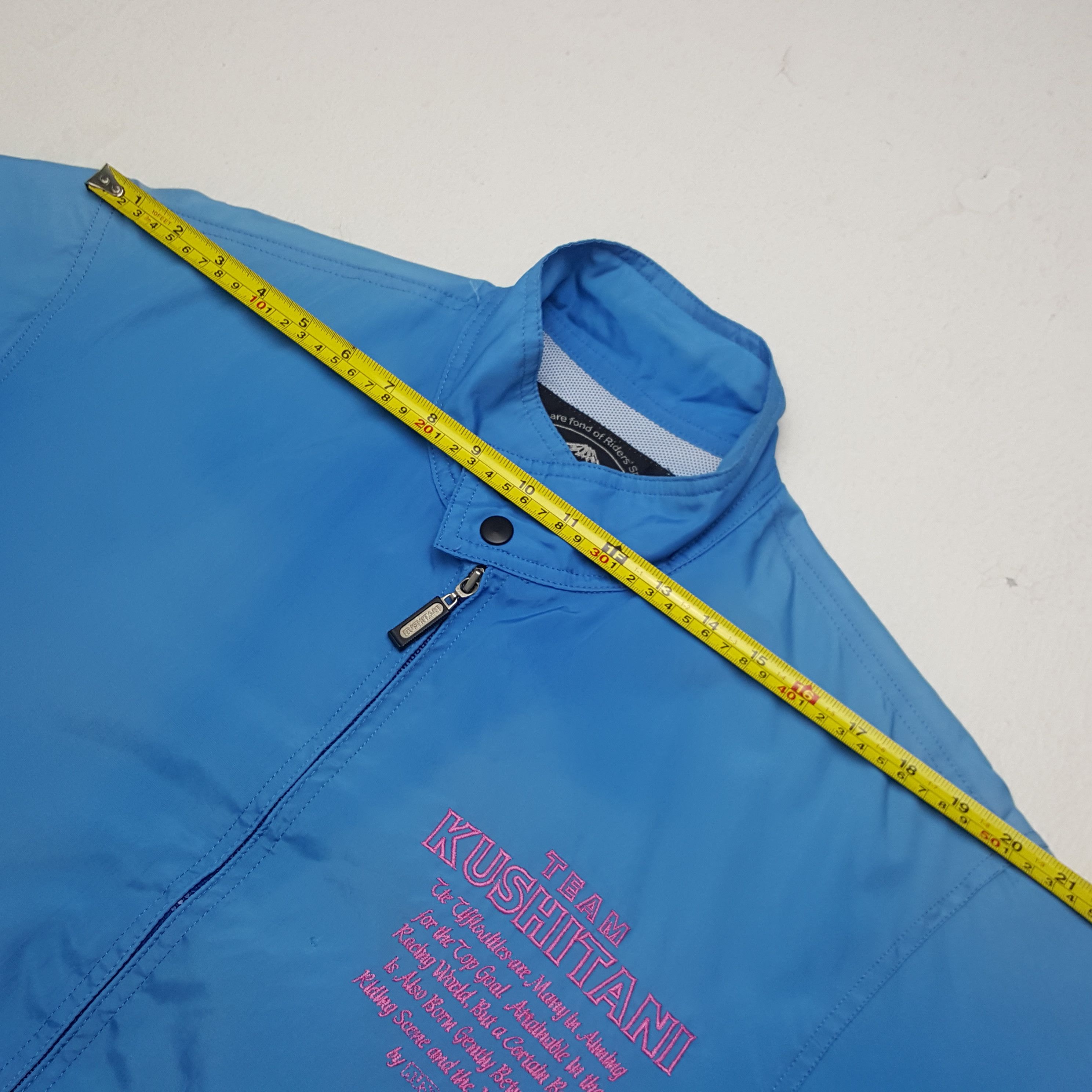 Vintage Vintage Kushitani Kawasaki USA Windbreaker Jacket Size US L / EU 52-54 / 3 - 6 Thumbnail