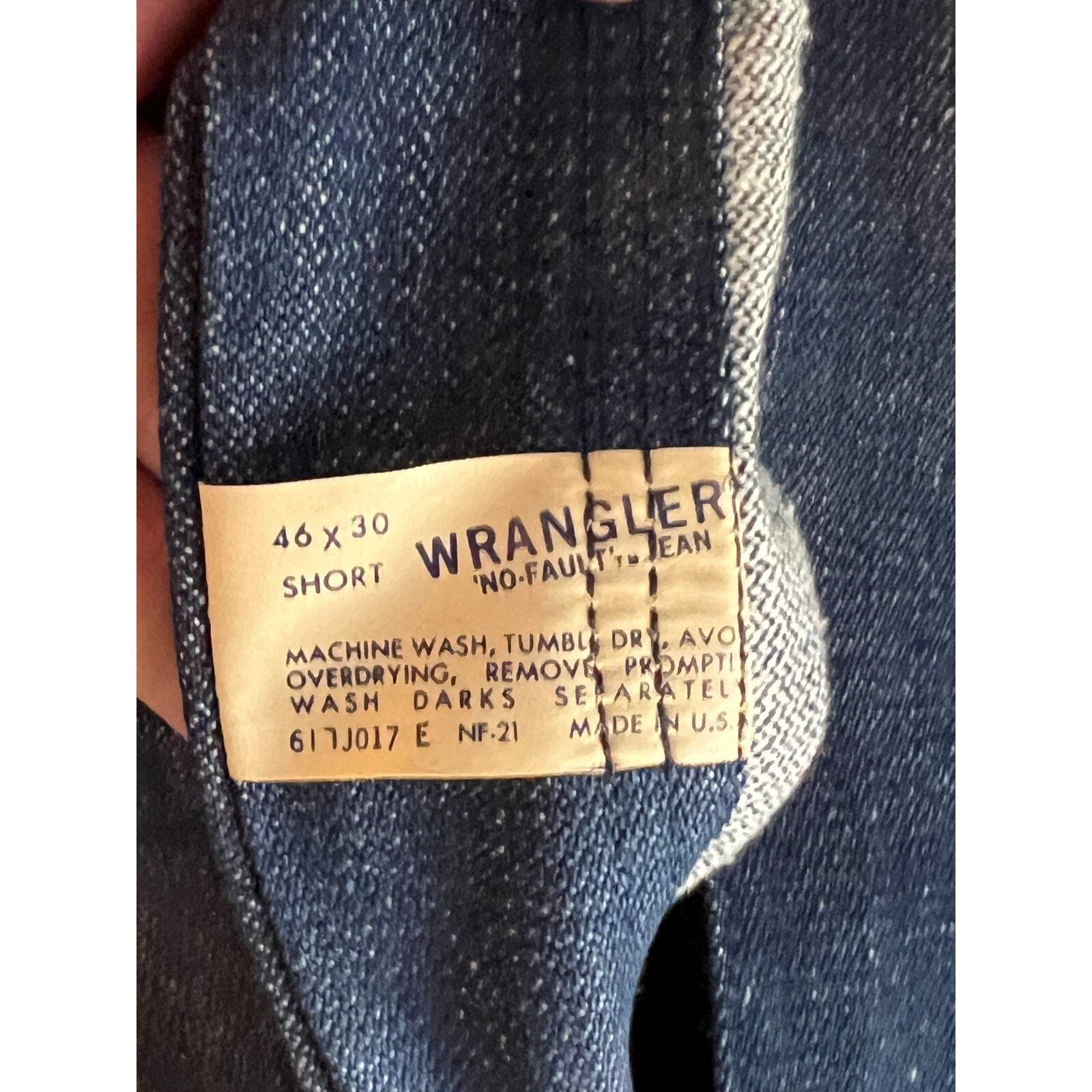 Wrangler DS 70s Wrangler Big Bell Jeans No Fault Denim NWT 46x30 Size US 44 / EU 60 - 3 Thumbnail