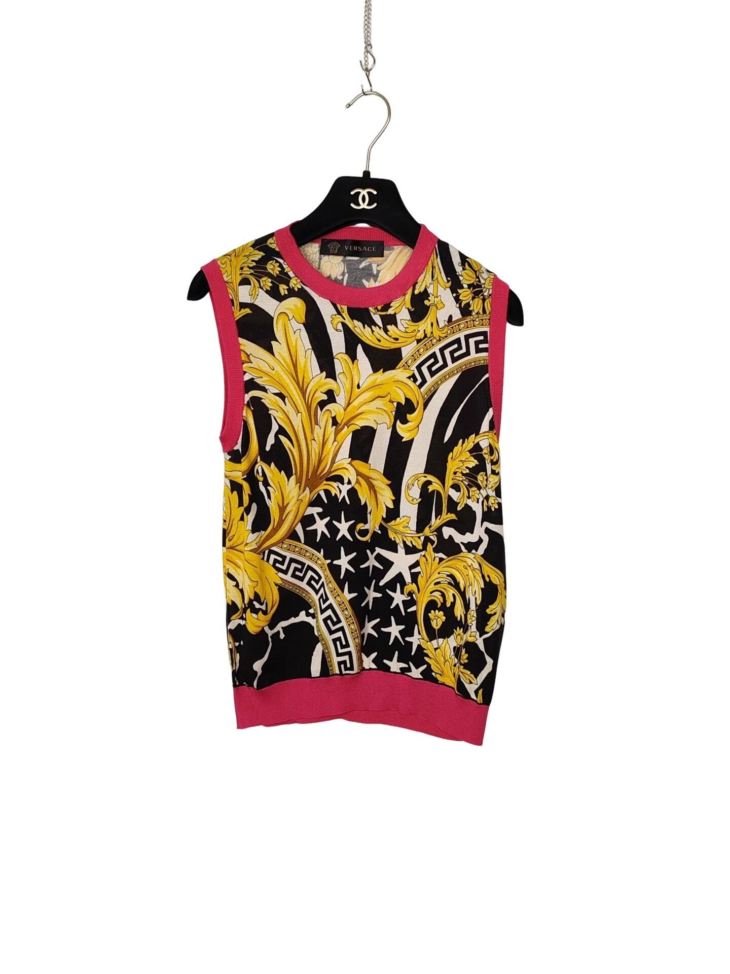Versace Versace Barocco Print Tank Top Size 44 Size M / US 6-8 / IT 42-44 - 1 Thumbnail