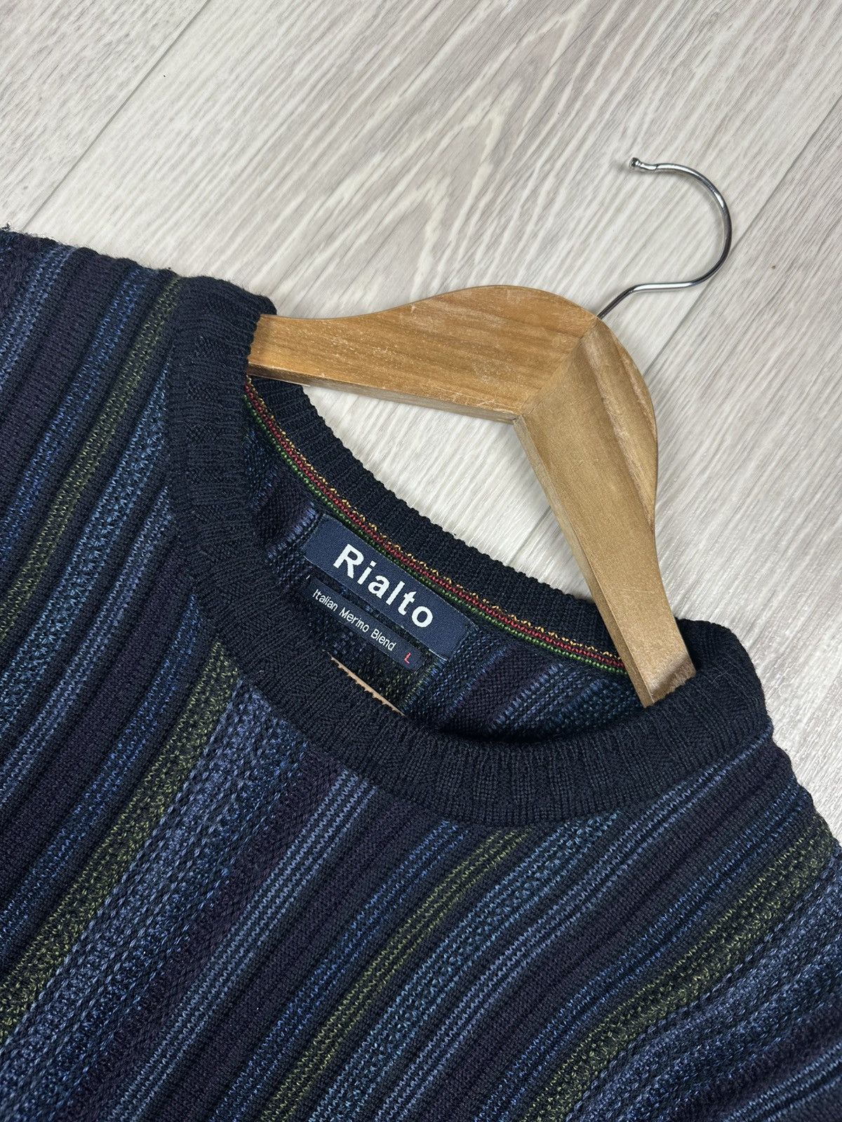 Other Rialto Sweater Vintage 90s Coogi Style Y2K Size US L / EU 52-54 / 3 - 5 Thumbnail