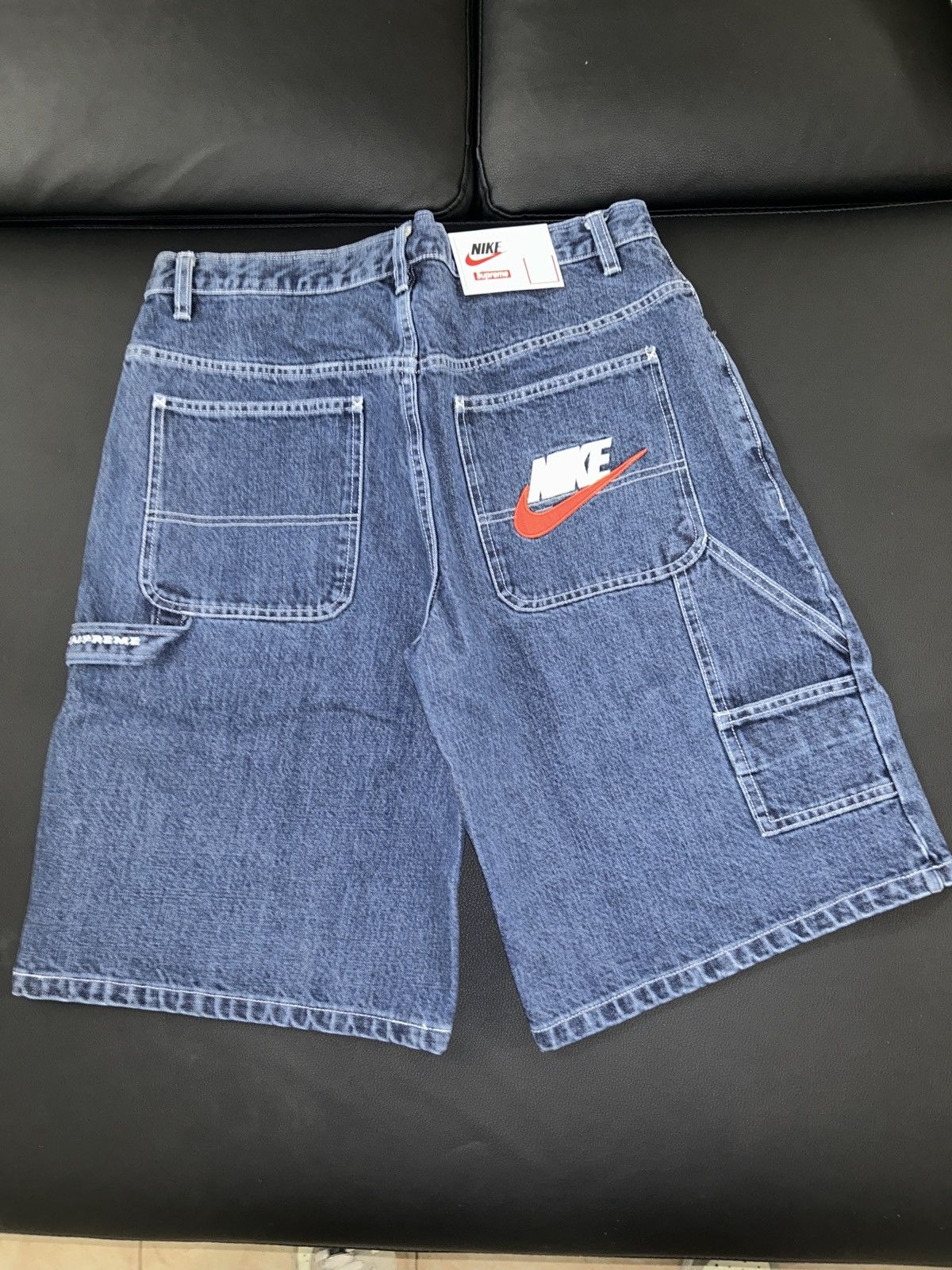 Supreme Supreme Nike Denim Short Indigo 34 in Hand | Grailed