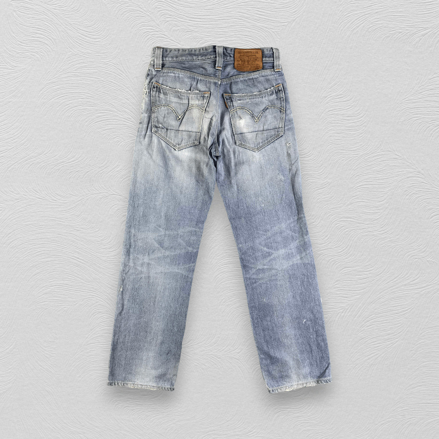 Levi's Distress Vintage Levis 502 Jeans Medium Wash Denim KJ2260 Size US 30 / EU 46 - 2 Thumbnail