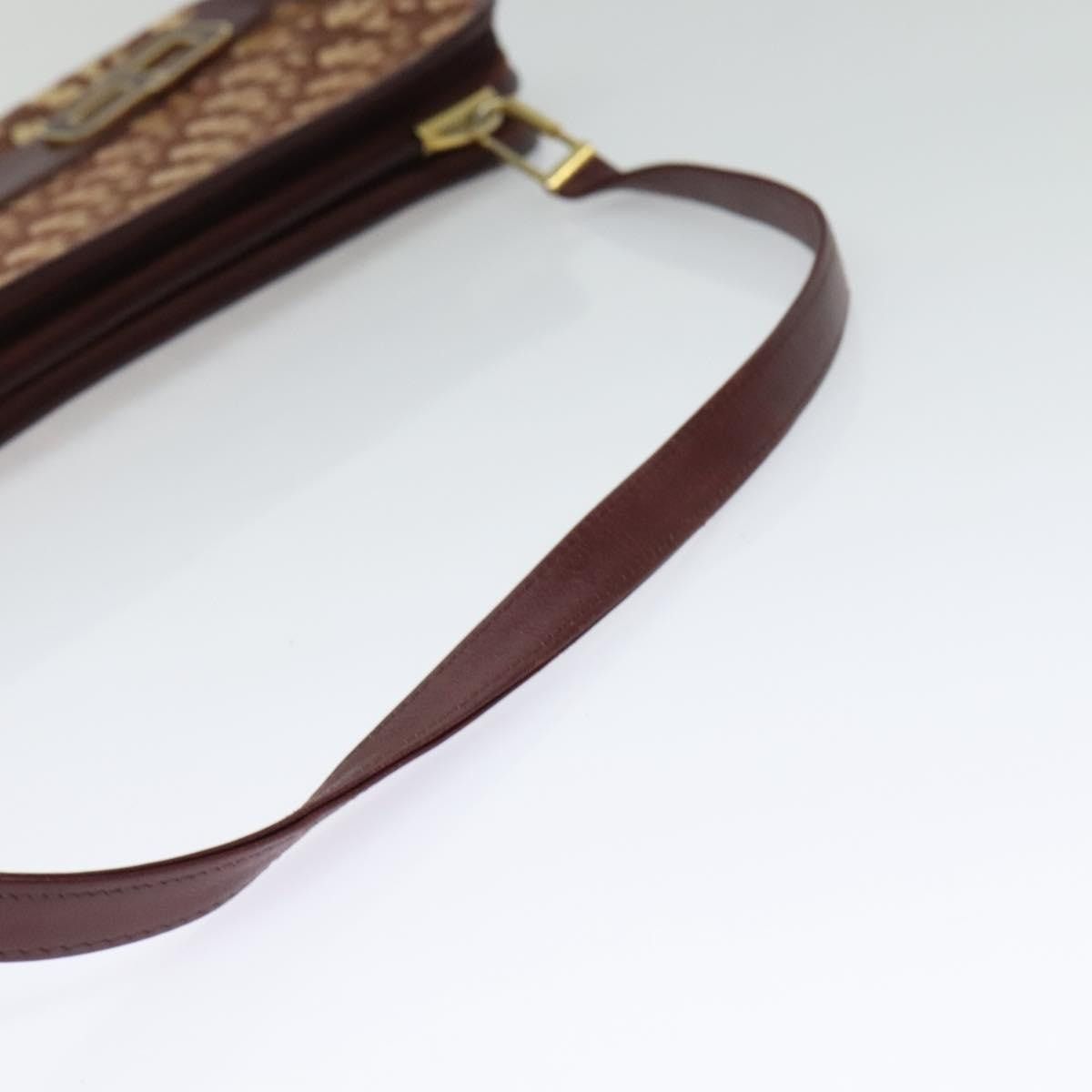 Dior DIOR Trotter Canvas Shoulder Bag Red Gold Size ONE SIZE - 7 Thumbnail