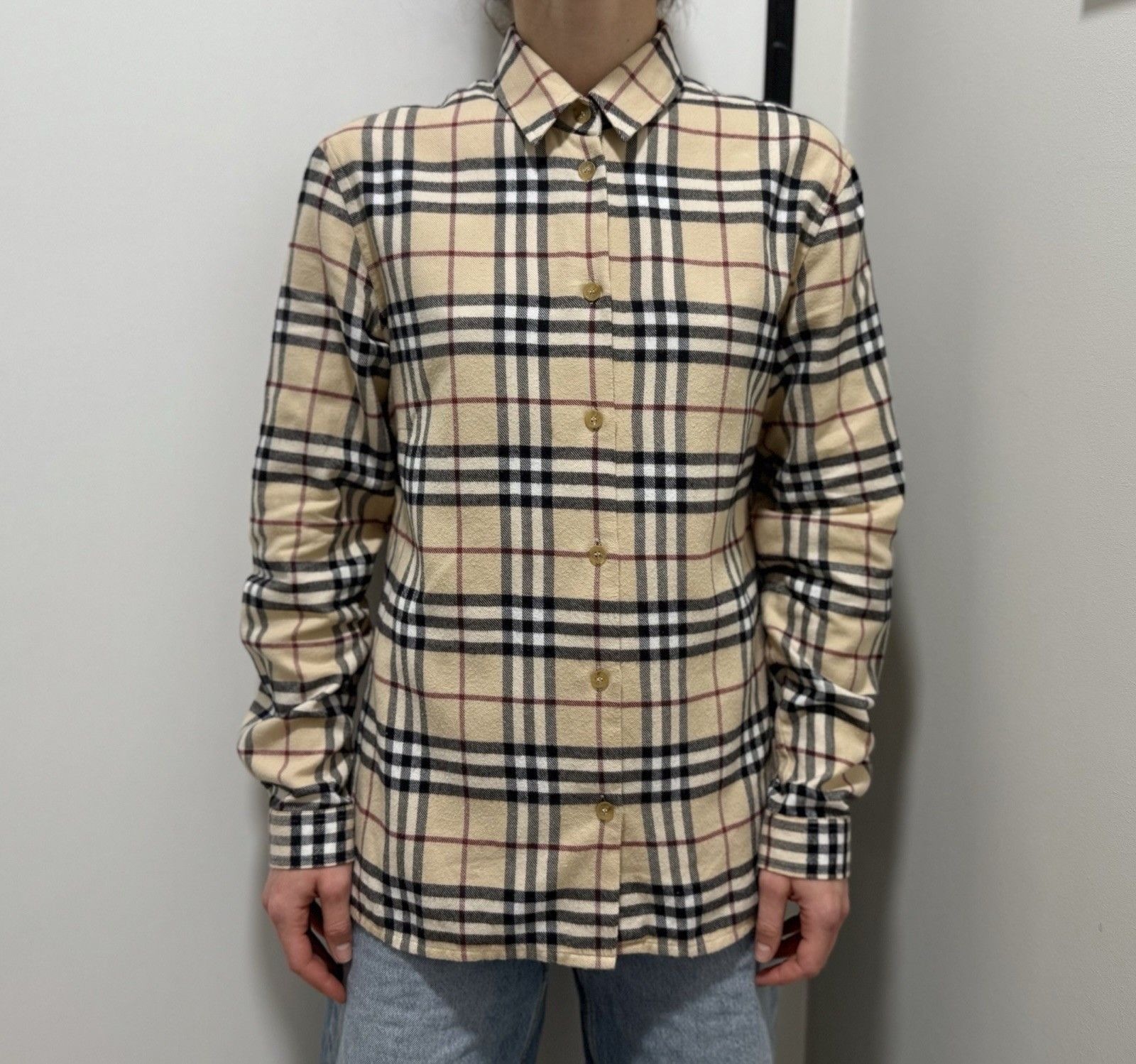 Burberry Vintage Burberry London Shirt Nova Check Long Sleeve y2k Size XL / US 12-14 / IT 48-50 - 1 Thumbnail