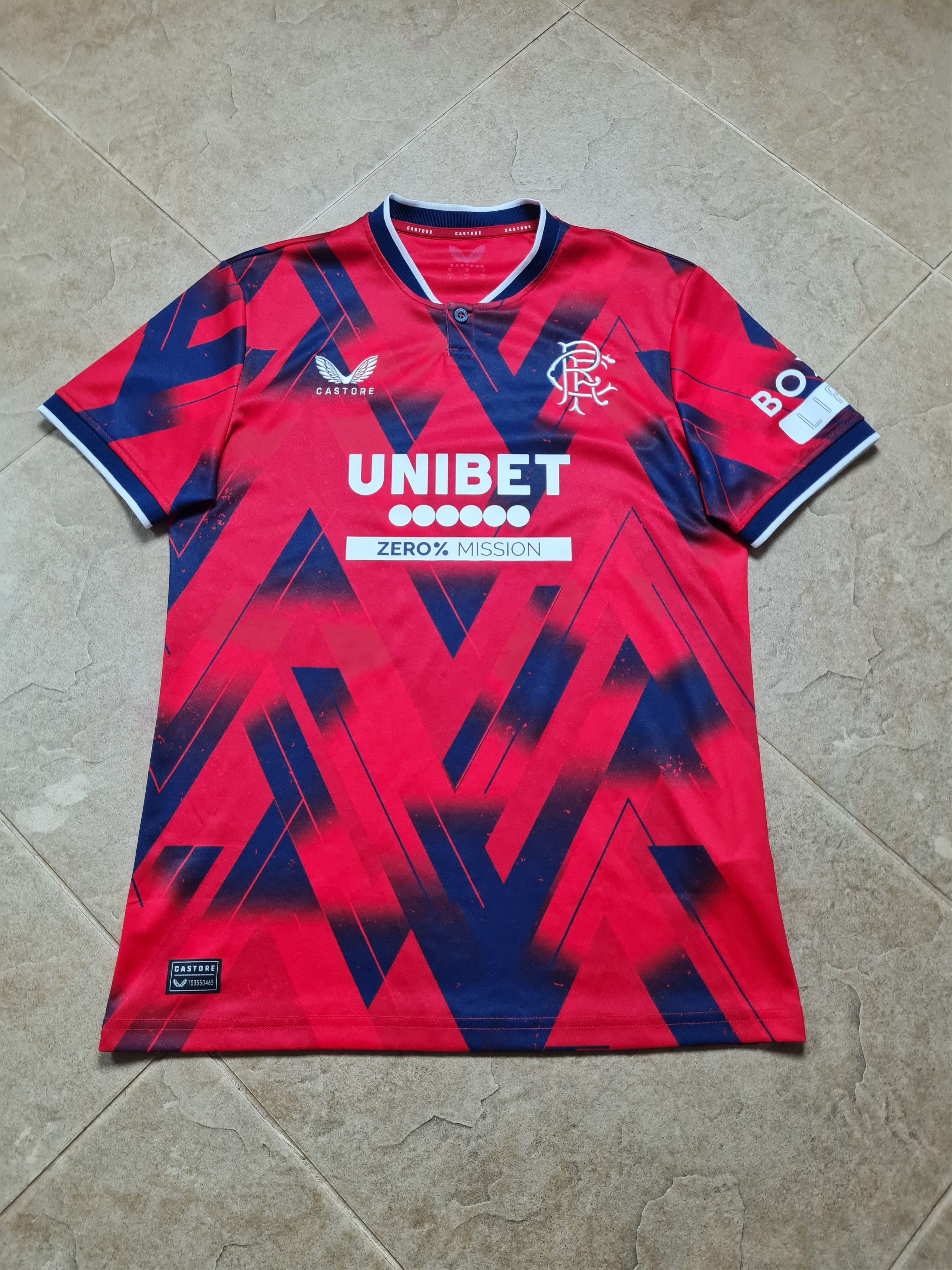 Castore Castore Glasgow Rangers Men's Fourth Shirt 2023/2024 Size US S / EU 44-46 / 1 - 3 Thumbnail