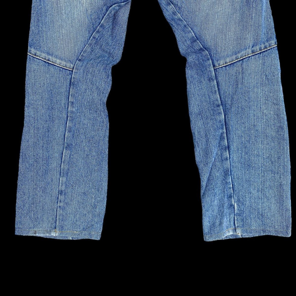 Japanese Brand × Vintage DOUBLE WAIST BREATH MINT DISTRESSED BONDAGE DENIM PANTS Size US 31 - 8 Thumbnail