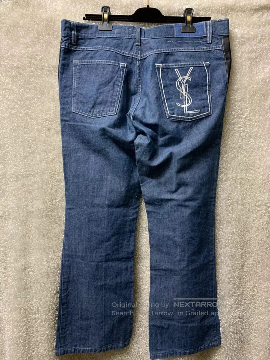 Yves Saint Laurent YSL Men's Wide. Size US 37 - 5 Thumbnail