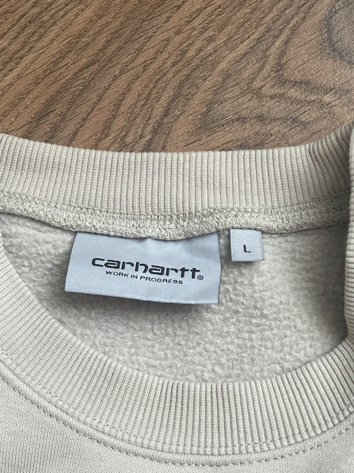 Carhartt Wip × Vintage Carhartt WIP big logo sweatshirt Size US L / EU 52-54 / 3 - 4 Thumbnail