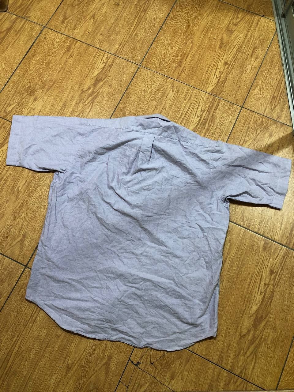 Burberry Thomas Burberry mens shirt button down short sleeve purple Size US XL / EU 56 / 4 - 5 Thumbnail