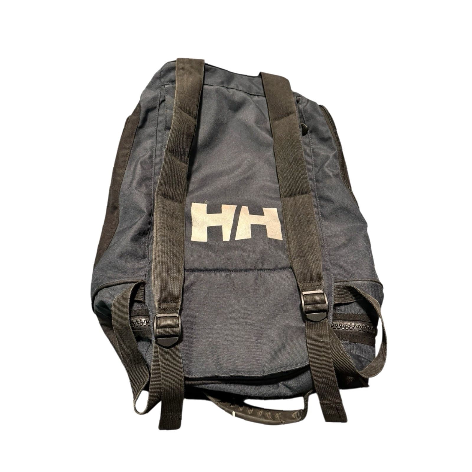 Helly Hansen VINTAGE Helly Hansen Duffel Bag 2 30L Convertible Backpack Navy Blue/BLK Travel Gym Used Size ONE SIZE - 5 Thumbnail