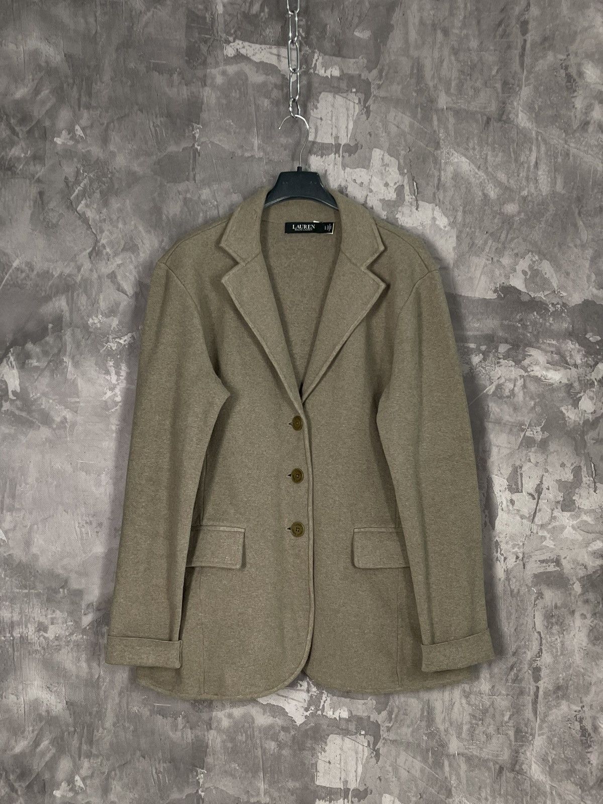 Polo Ralph Lauren × Ralph Lauren Avant Garde Ralph Lauren Knit Heavy Luxury Coat Size L / US 10 / IT 46 - 1 Thumbnail