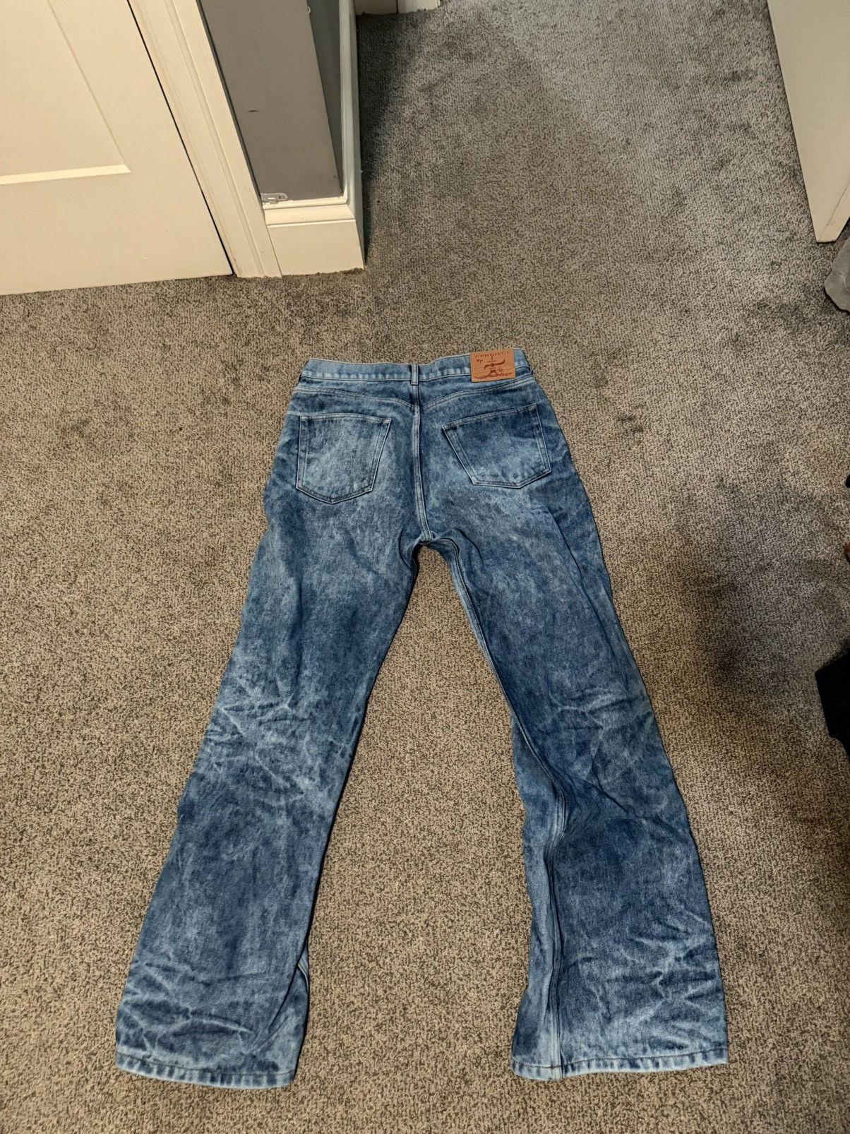 Y/Project Exclusive Blue Jeans Men’s Size 32 Navy Acid Wash
