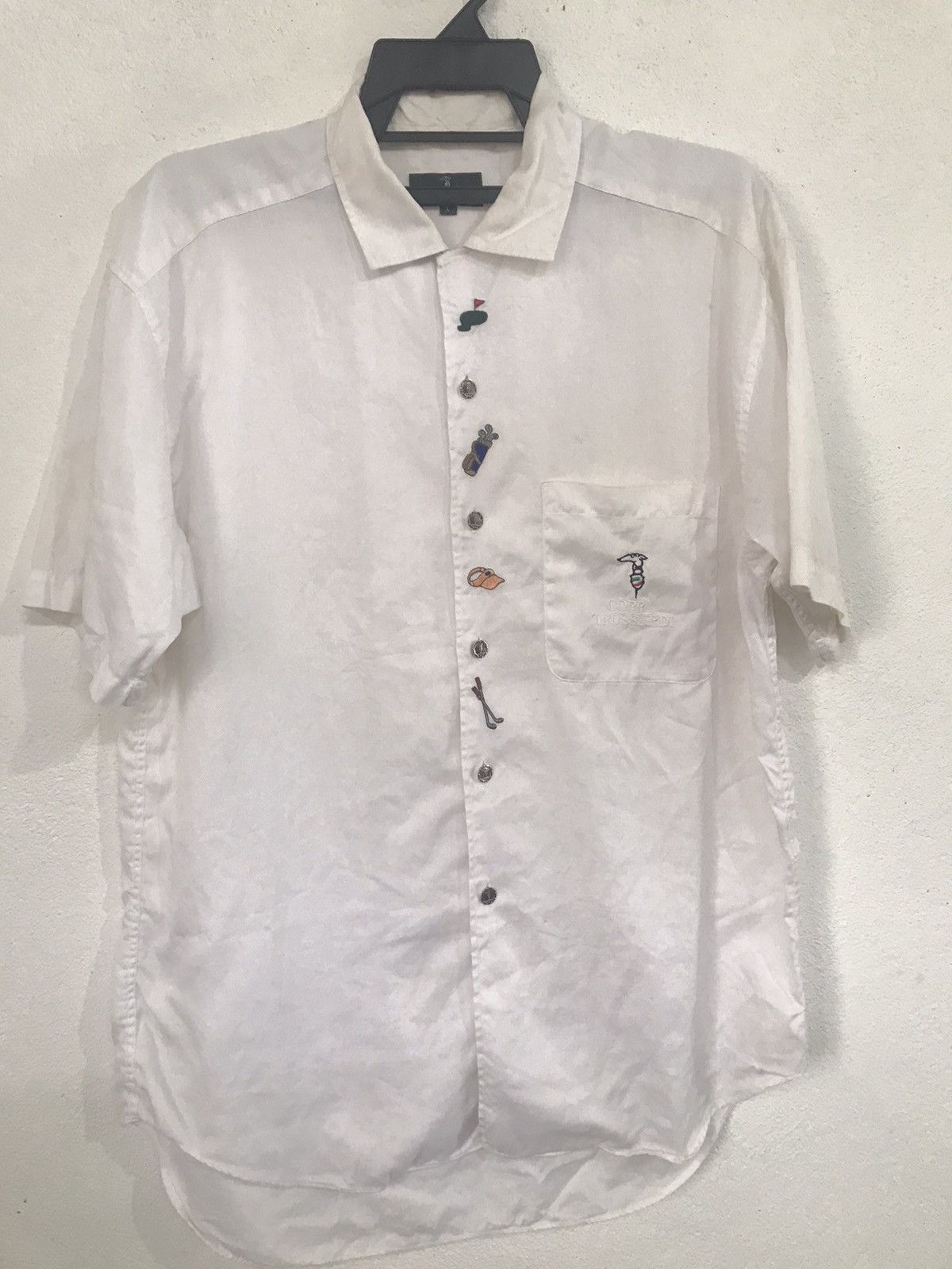 Japanese Brand × Trussardi Coppa Trussardi button up white Size US L / EU 52-54 / 3 - 1 Thumbnail