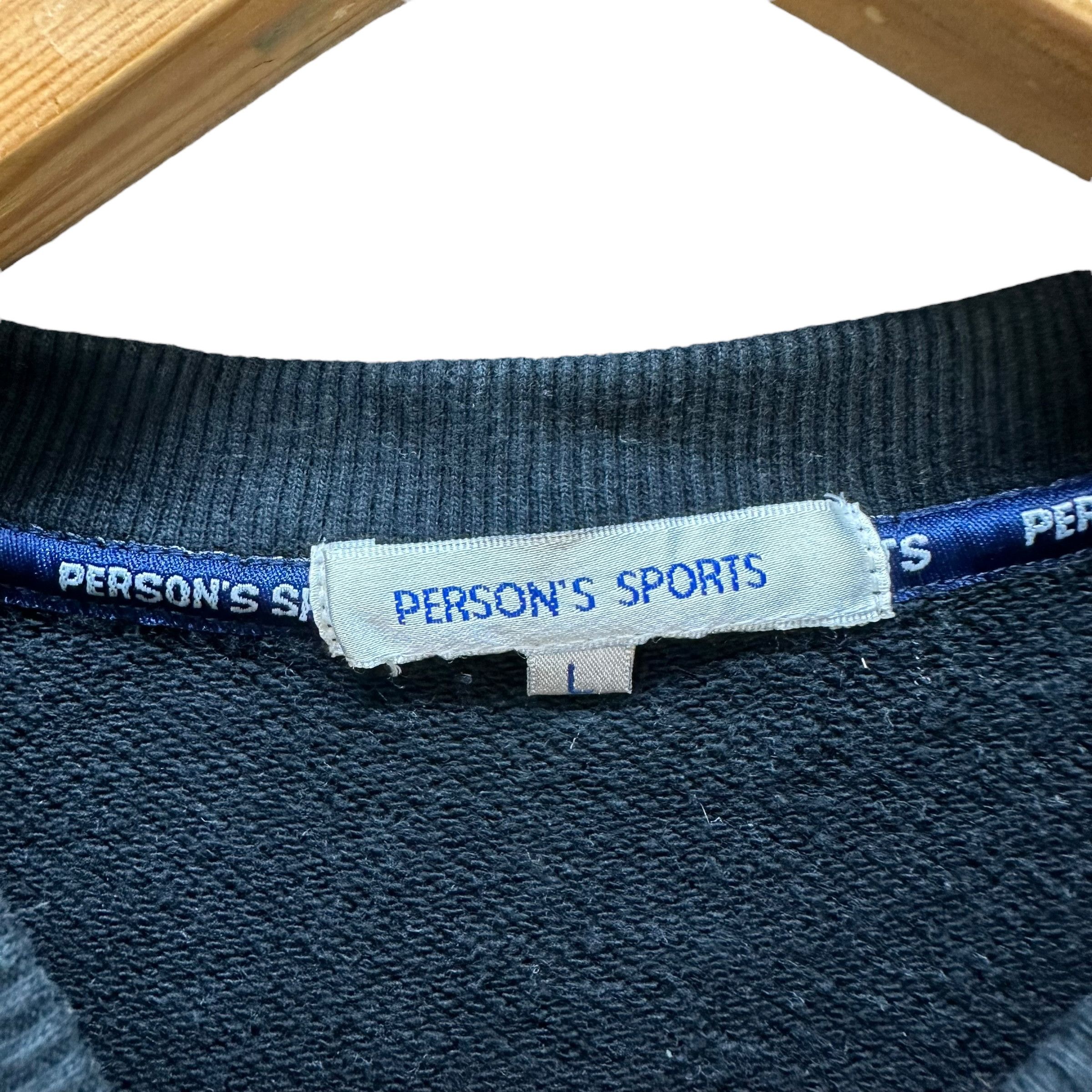 PERSON'S Person's Sports Big Logo Crewneck Youth Sweatshirts #A2-0043 Size US L / EU 52-54 / 3 - 9 Thumbnail