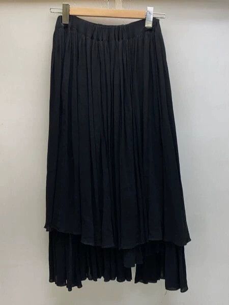Comme des Garcons Comme des Garcons size S Black retro pleated overskirt Size 25" / US 0 / IT 36 - 2 Thumbnail
