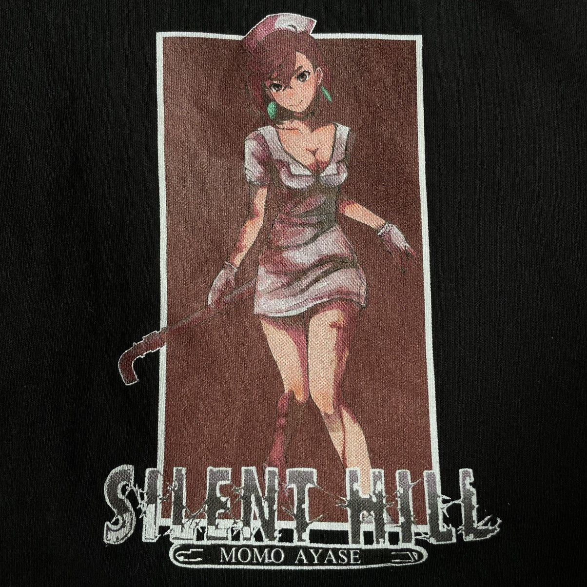 Anime Rare Silent Hill x DanDanDan Momo Ayase Anime Horror Tee Size US XL / EU 56 / 4 - 4 Thumbnail