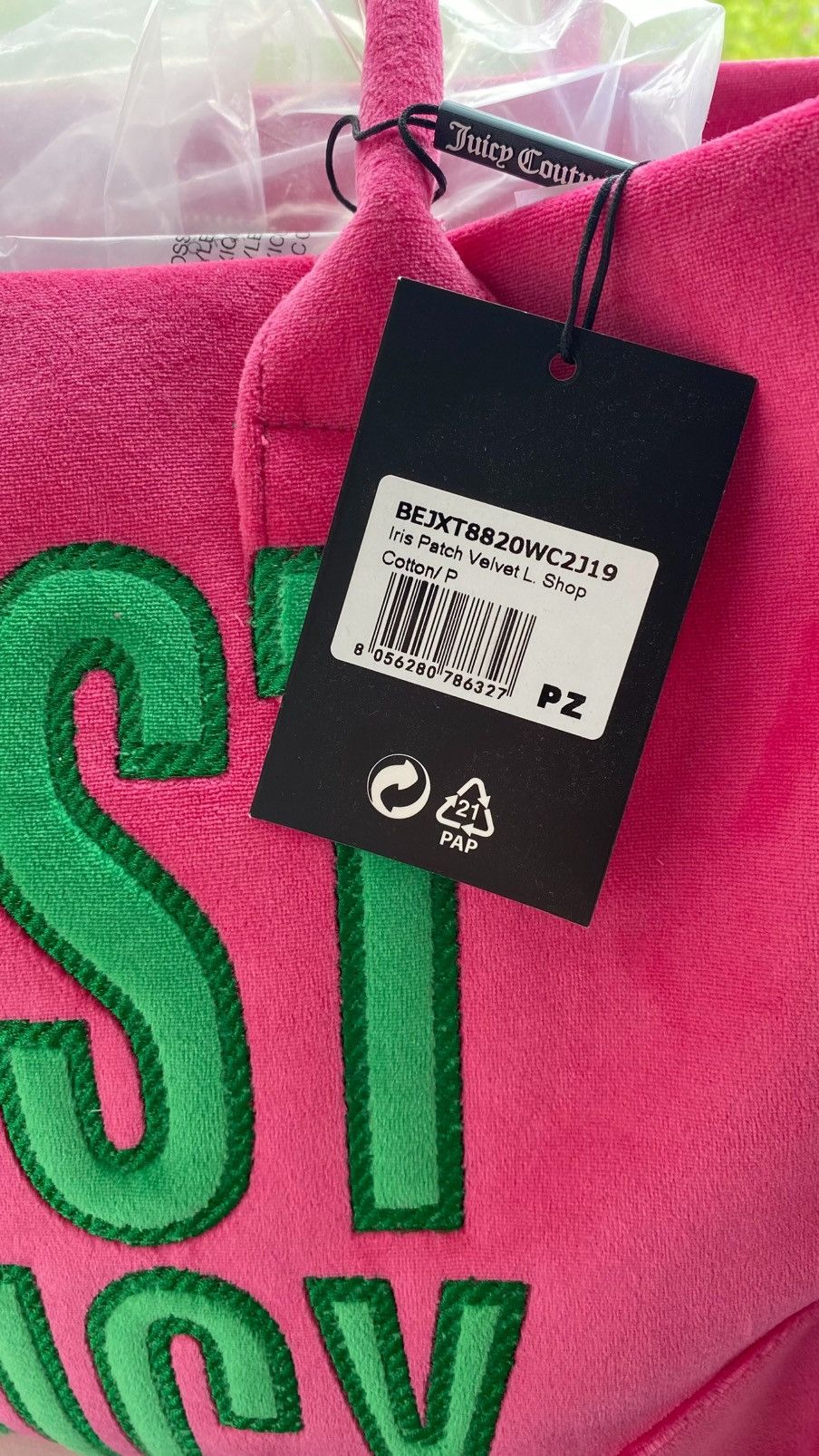 Juicy Couture Juicy Couture Iris Patch Velvet L. Shop Size ONE SIZE - 8 Thumbnail