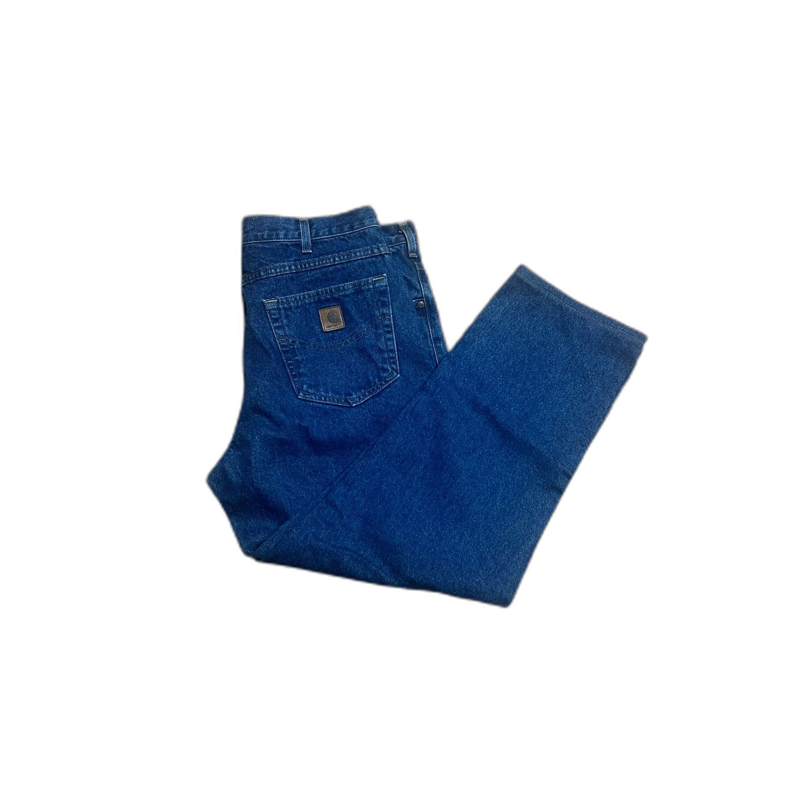 Carhartt Vintage Carhartt Blue Denim Jeans Relaxed Fit Straight Leg N Size US 36 / EU 52 - 6 Thumbnail