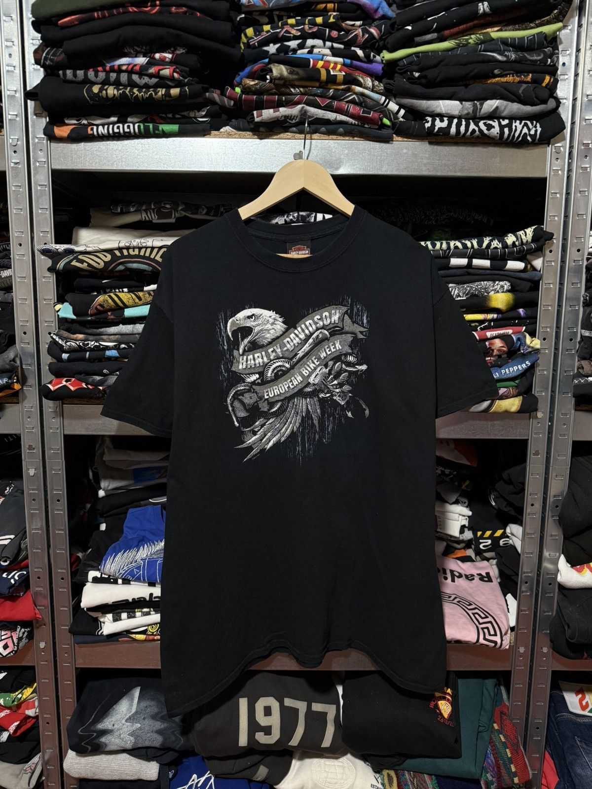 Harley Davidson Vintage 2017 Harley Davidson European Bike Week T-Shirt Y2K Size US XL / EU 56 / 4 - 1 Thumbnail