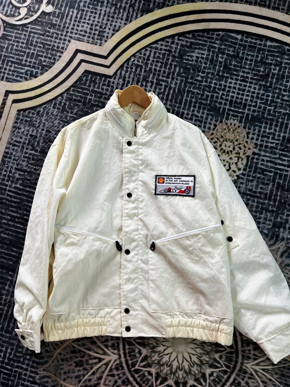 Other Vintage Shell McLaren Formula 1 Bomber Jacket Size US M / EU 48-50 / 2 - 2 Thumbnail