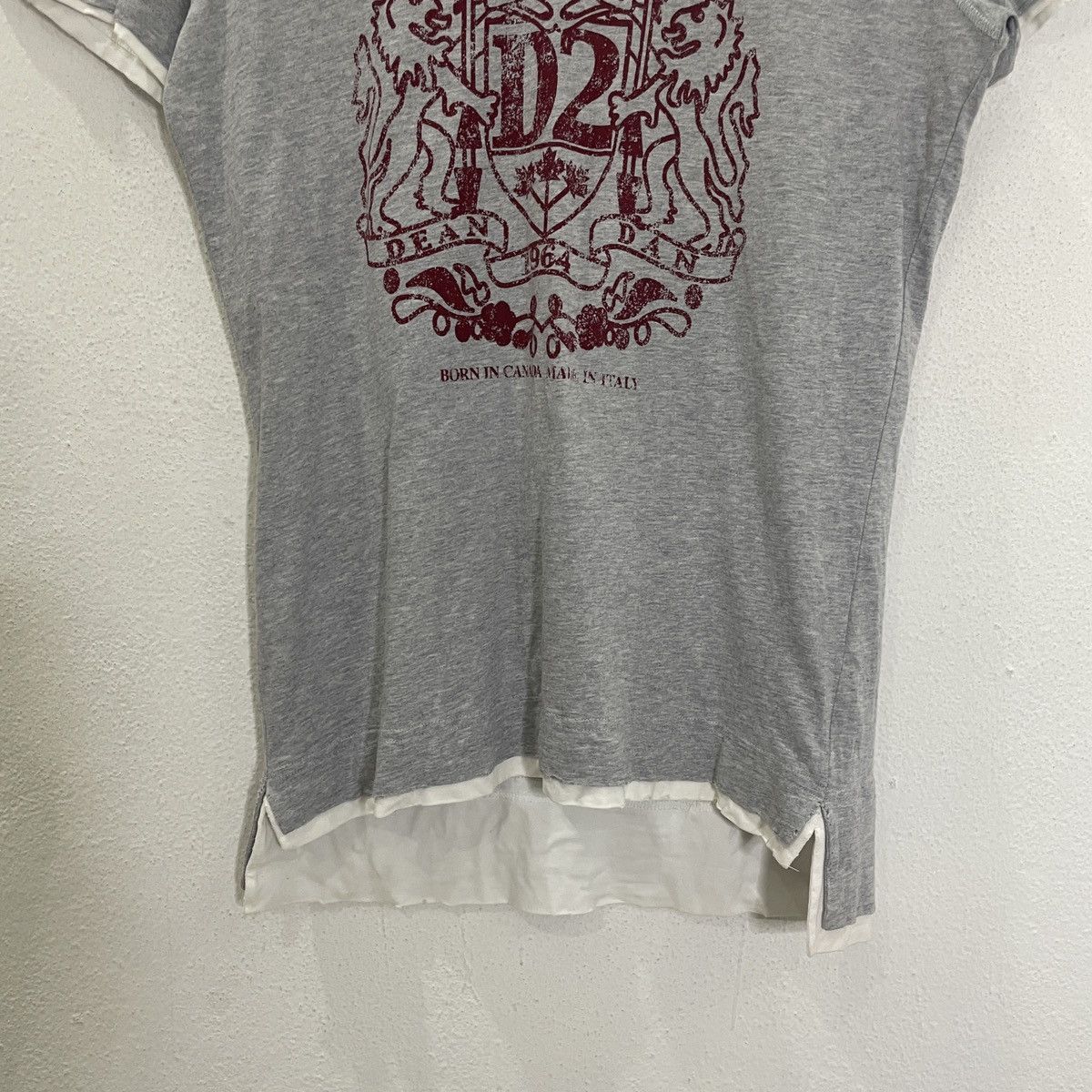 Dsquared2 Vintage Dsquared2 Big Logo Short Sleeve Tee Size US S / EU 44-46 / 1 - 4 Thumbnail