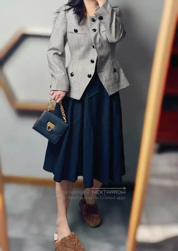 Yves Saint Laurent Yves Saint Laurent Colorblock Wool Cardigan . Size XXS / US 00 / IT 34 - 6 Thumbnail