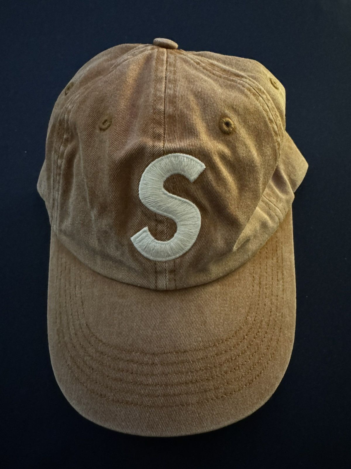 Supreme Supreme Pigment S Logo Panel Cap Tan Spring Summer 2020 Size ONE SIZE - 2 Thumbnail