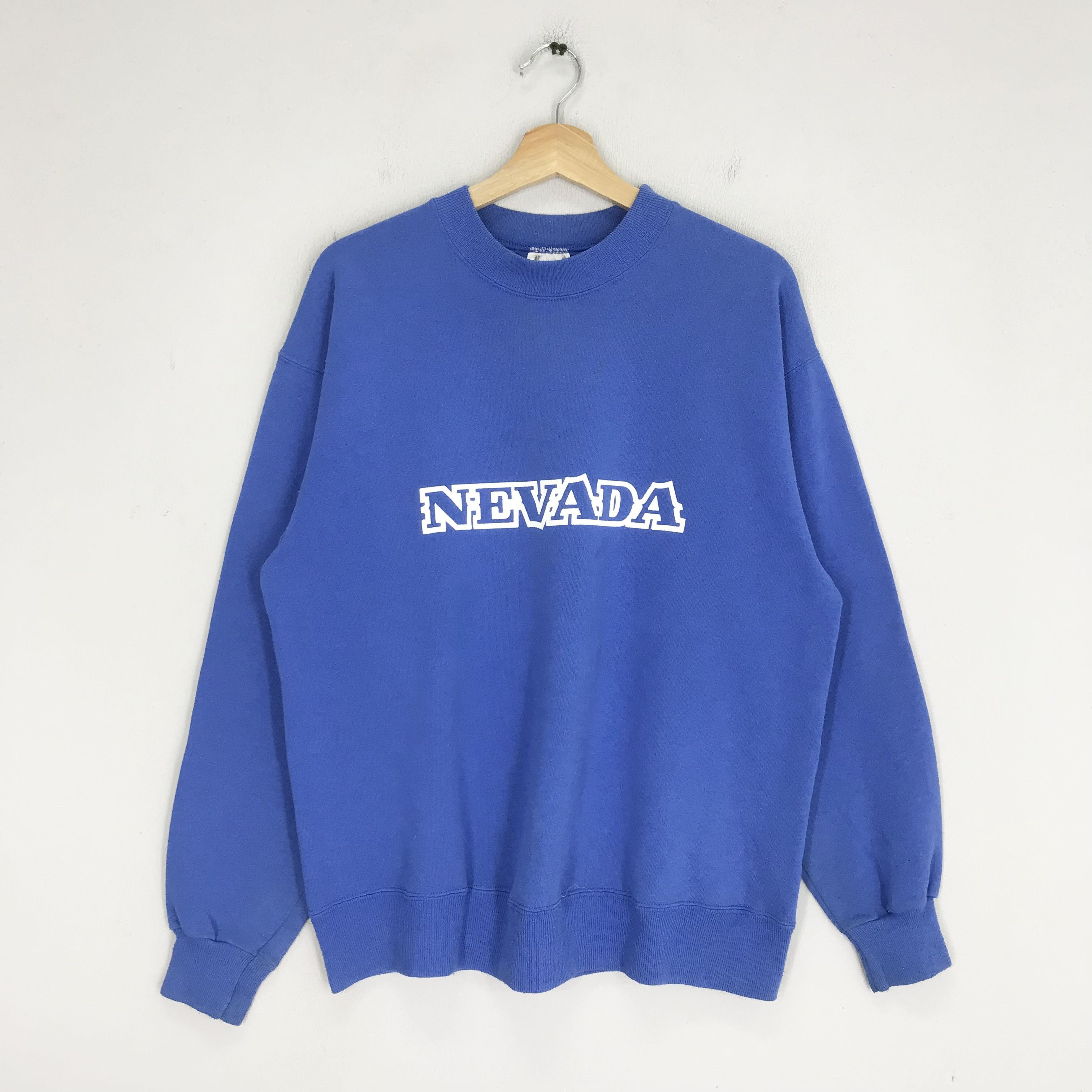 Vintage Vintage 90s Nevada Sweatshirt - 207 Size US L / EU 52-54 / 3 - 1 Thumbnail