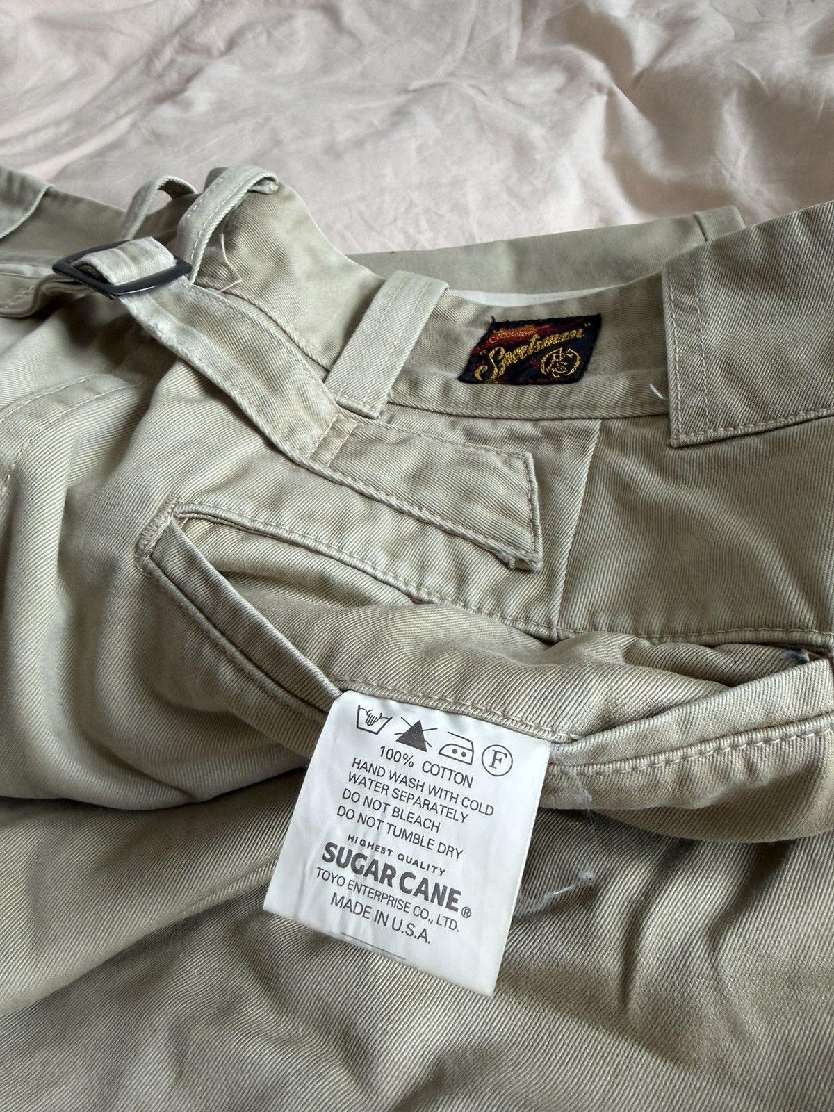 Mister Freedom × Sugar Cane Sportsman Chinos Beige Size US 30 / EU 46 - 6 Thumbnail