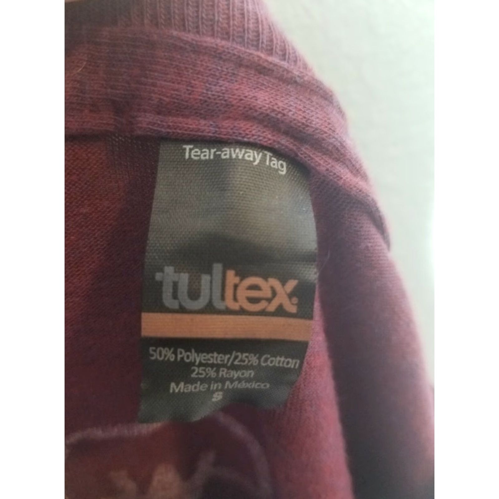 Tultex Men's S T Shirt External Focus Wine Red Skyline Size US S / EU 44-46 / 1 - 4 Thumbnail