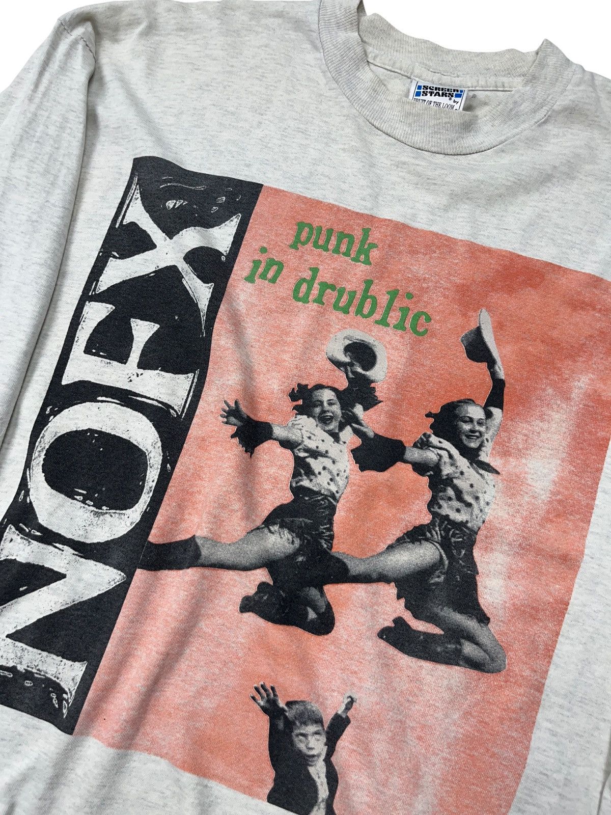 Band Tees Vintage 1995 NOFX Punk In Drublic Long Sleeve Shirt Madball Size US L / EU 52-54 / 3 - 4 Thumbnail