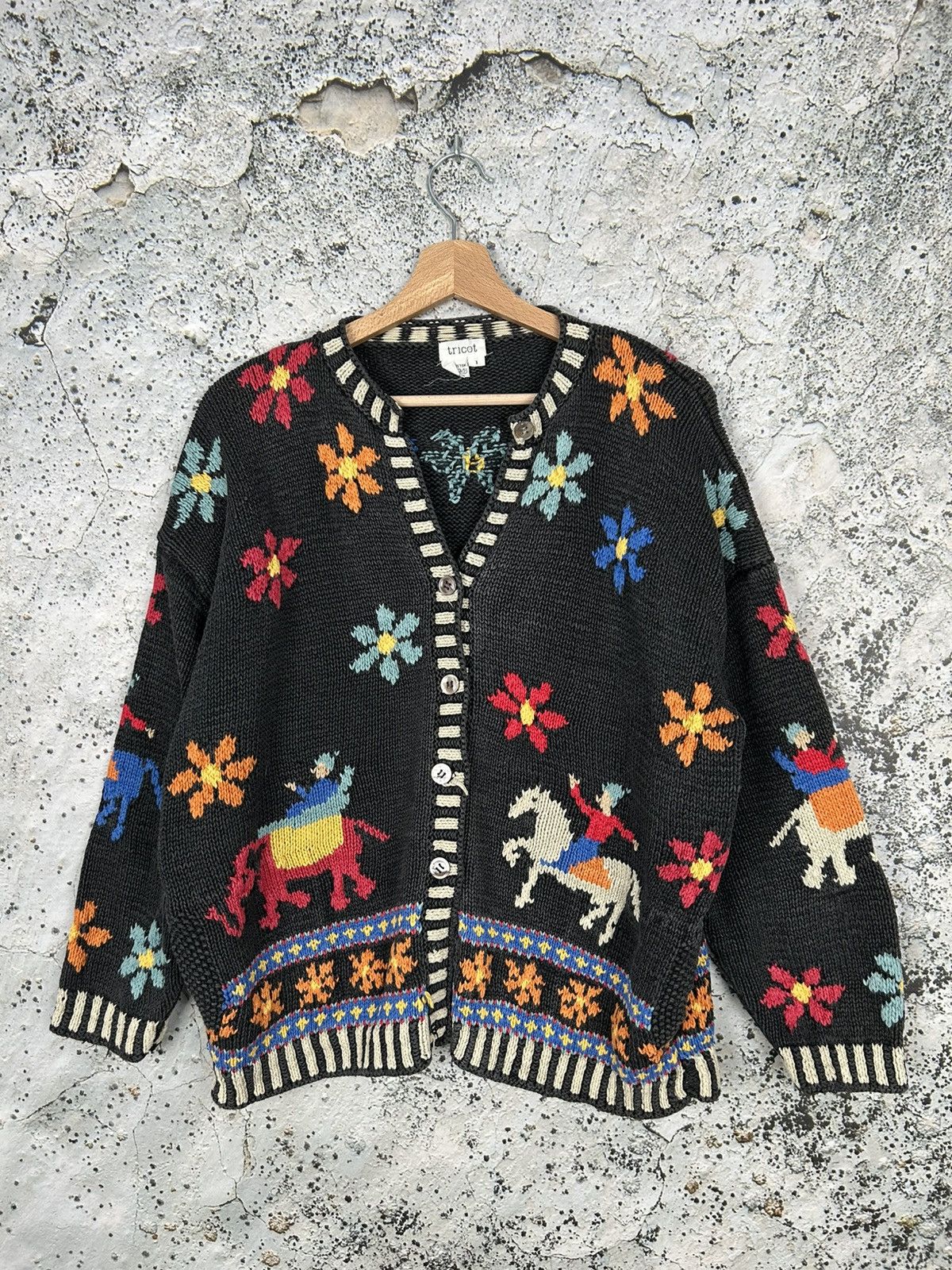 Vintage Vintage Handmade Japan Style Cardigan Alternative Archive Size US L / EU 52-54 / 3 - 1 Thumbnail
