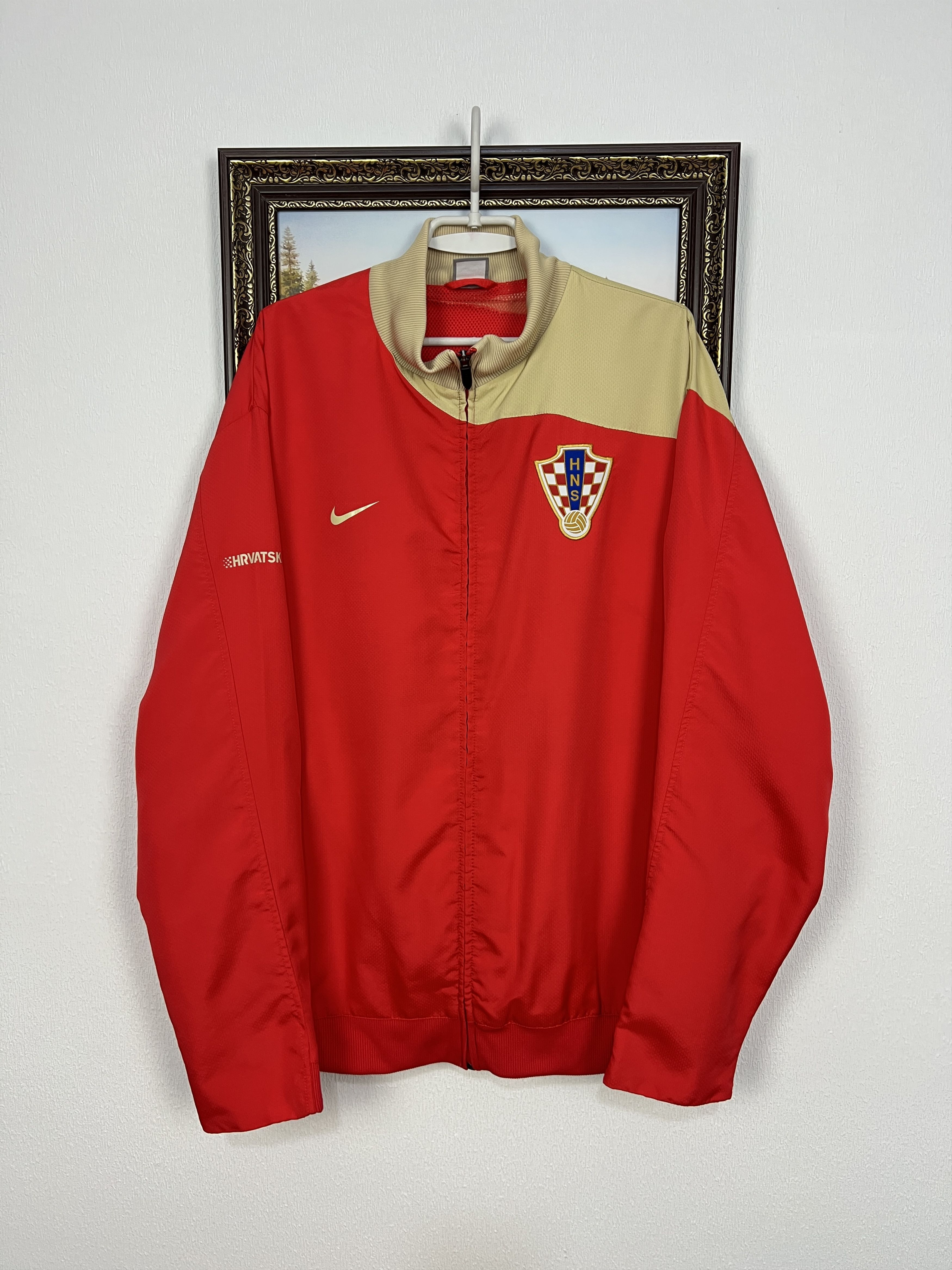 Nike Vintage Nike Croatia Football Jacket Soccer Track Top Size US XXL / EU 58 / 5 - 1 Thumbnail