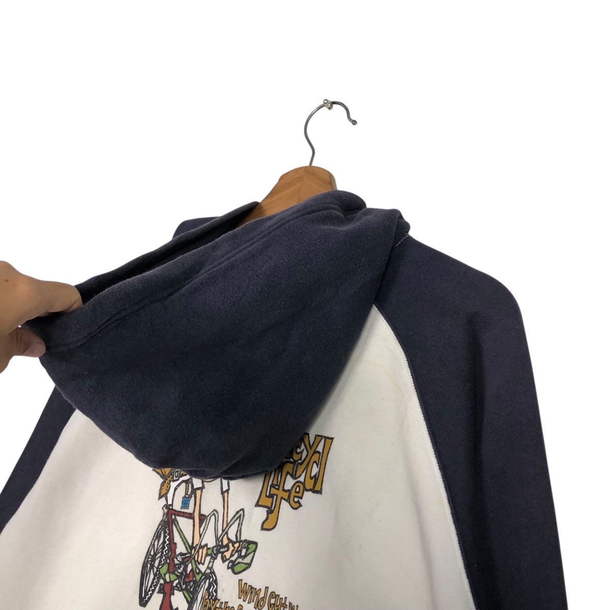 Japanese Brand × Vintage 📌Vintage Zipper Jacket Mischievous Big Logo Punk Style Size US M / EU 48-50 / 2 - 11 Thumbnail