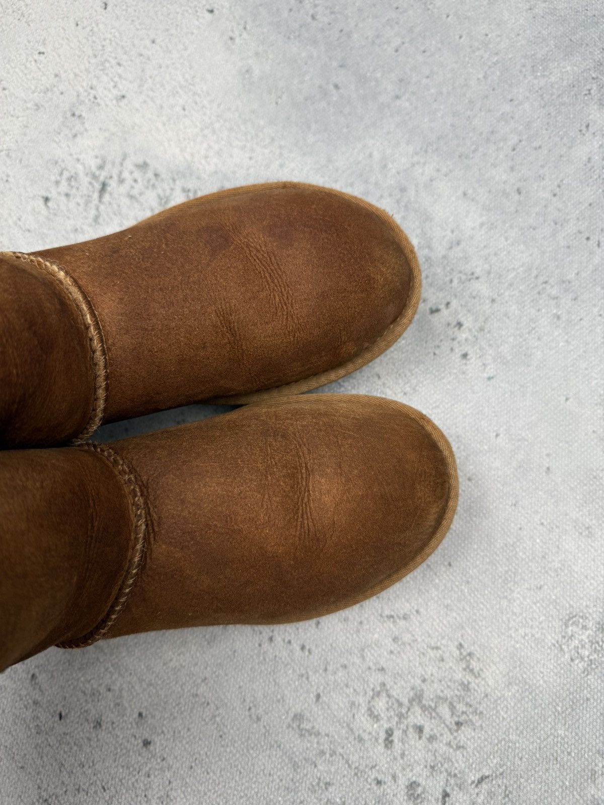Ugg UGG Australia Bailey Button Short Chestnut Sheepskin Boots Size US 6 / IT 36 - 15 Thumbnail