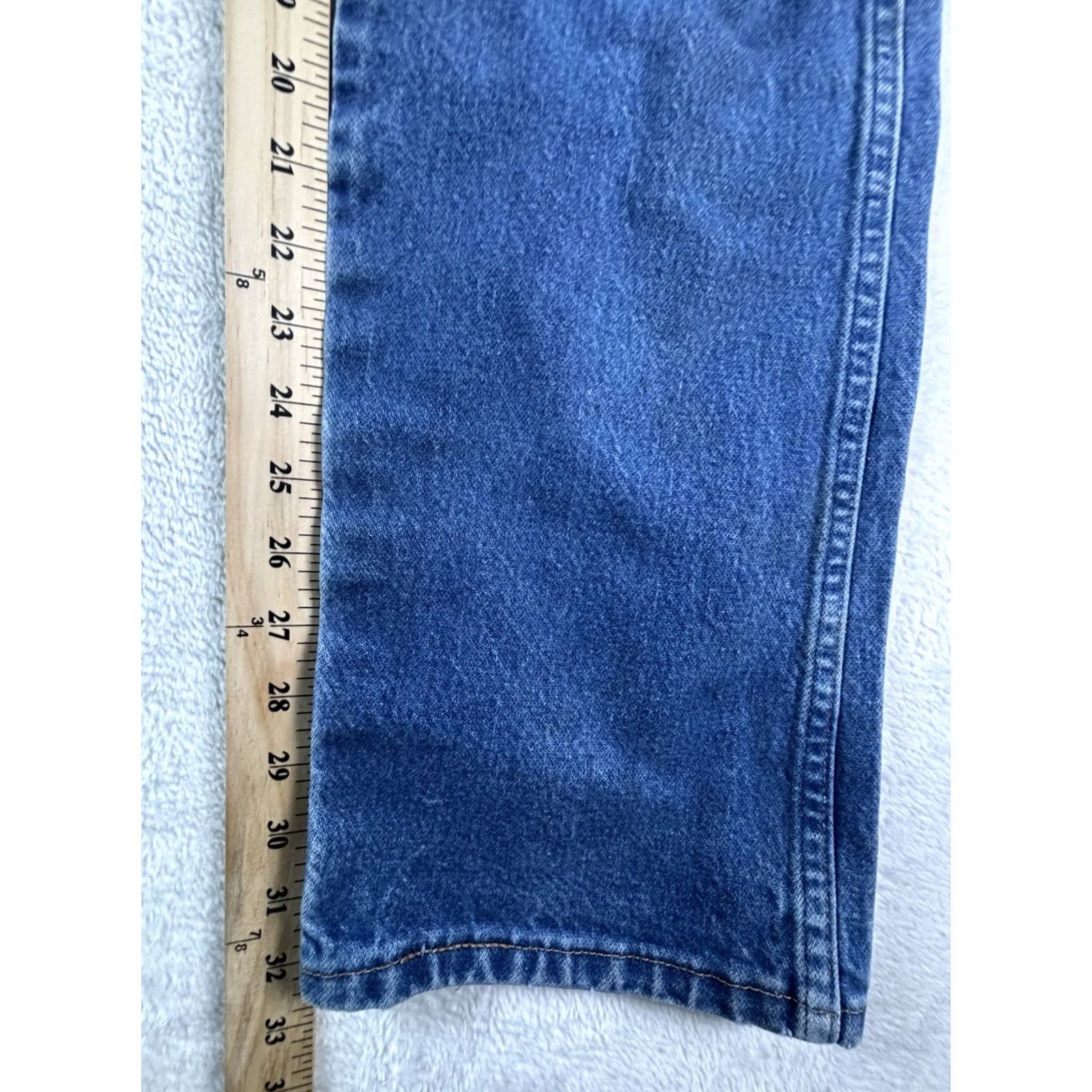 Wrangler VINTAGE Wrangler Cowboy Cut Jeans 936DEN Bootcut Regular 35x34 Denim Blue Cotton 5-Pocket Mens Jeans Boots Western Cowboy Cut Mens Size US 35 - 4 Thumbnail