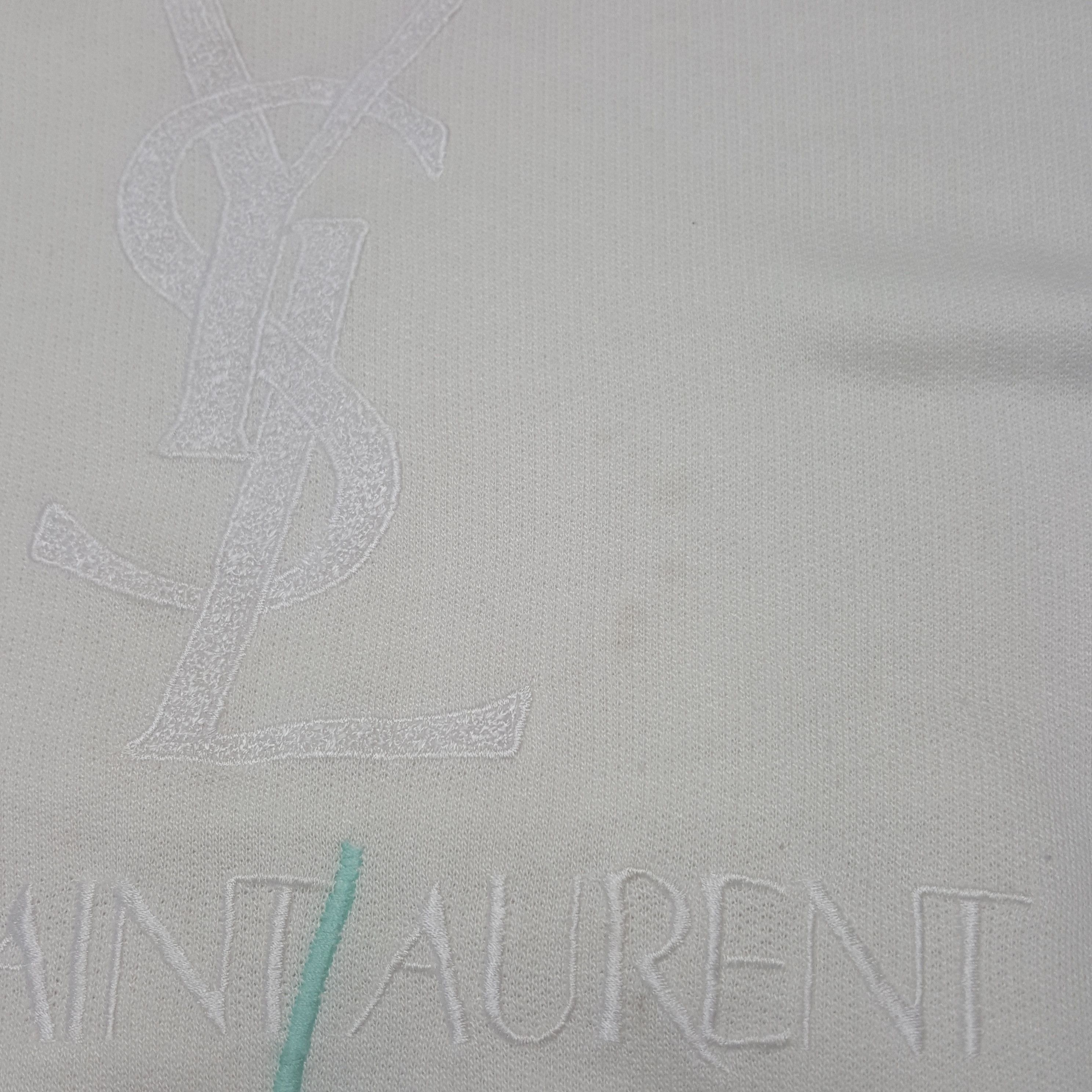Vintage Yves Saint Laurent Embroidery Sweatshirt