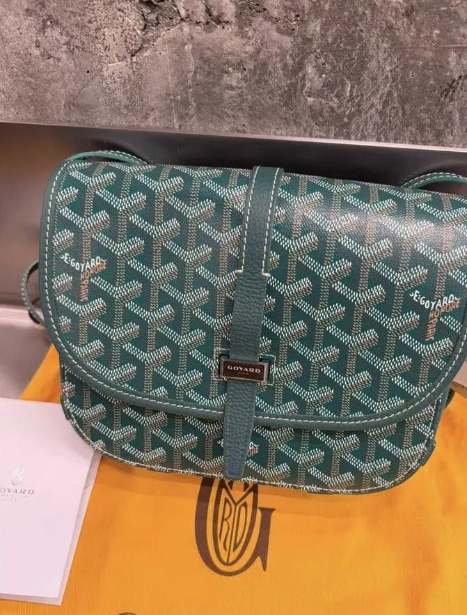 Goyard Goyard Leather Messenger Belvedere Green PM Size ONE SIZE - 2 Thumbnail