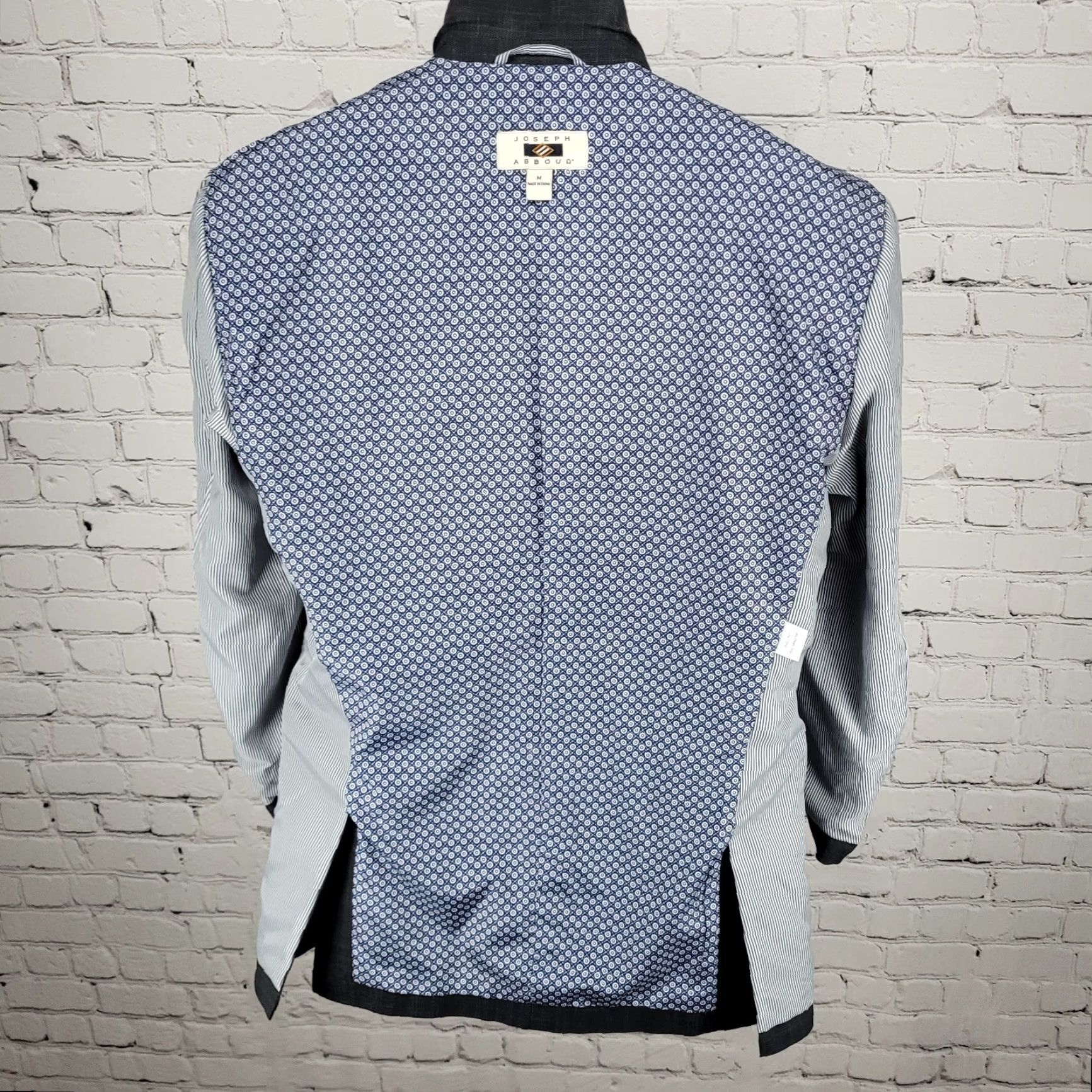 Joseph Abboud Joseph Abboud Blazer Shirt? Notch 2 Button Grey Cotton 100% M Adult Men Jacket Regular Size M Size 40R - 6 Thumbnail